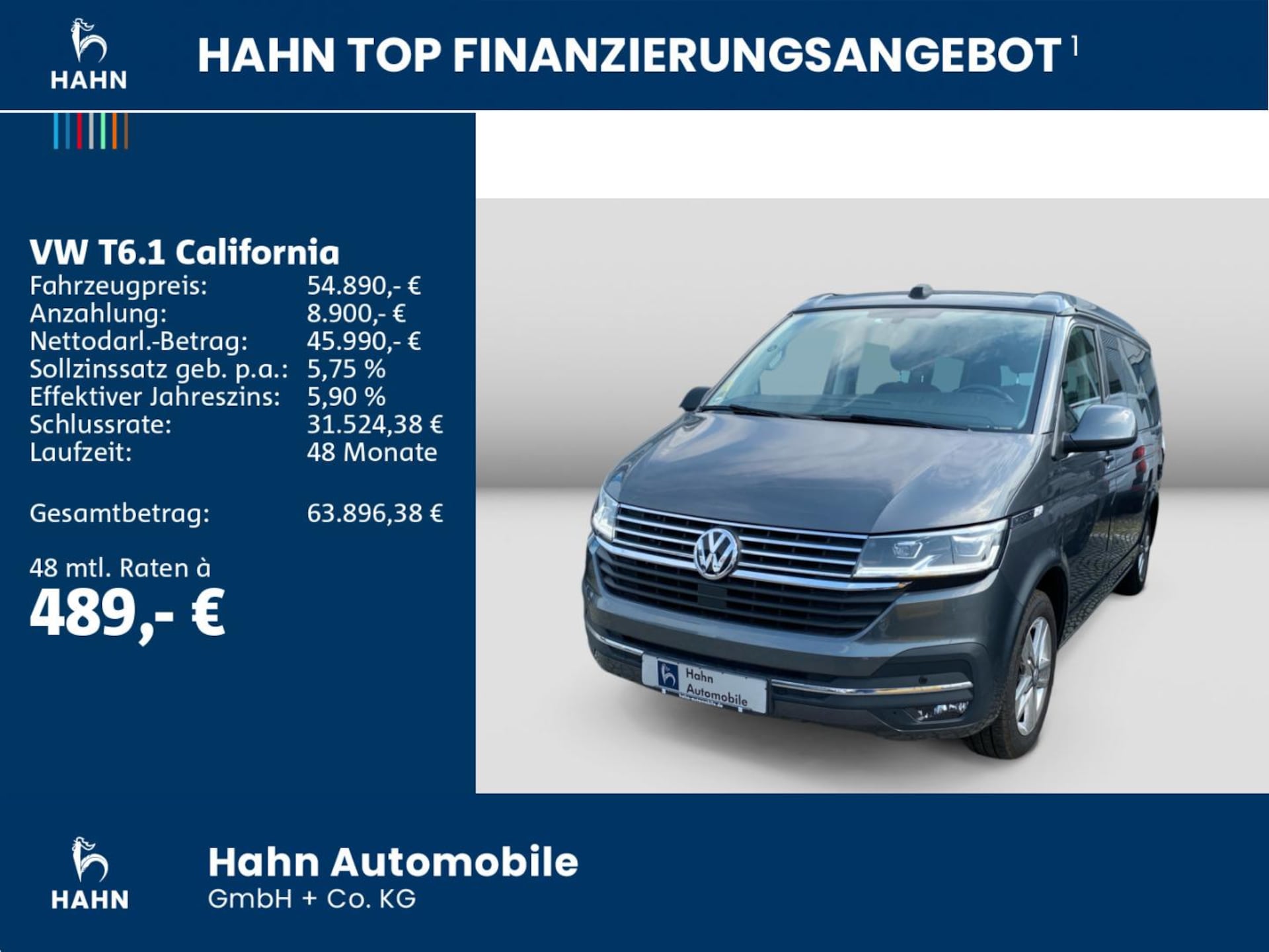 Volkswagen T6.1 California Ocean