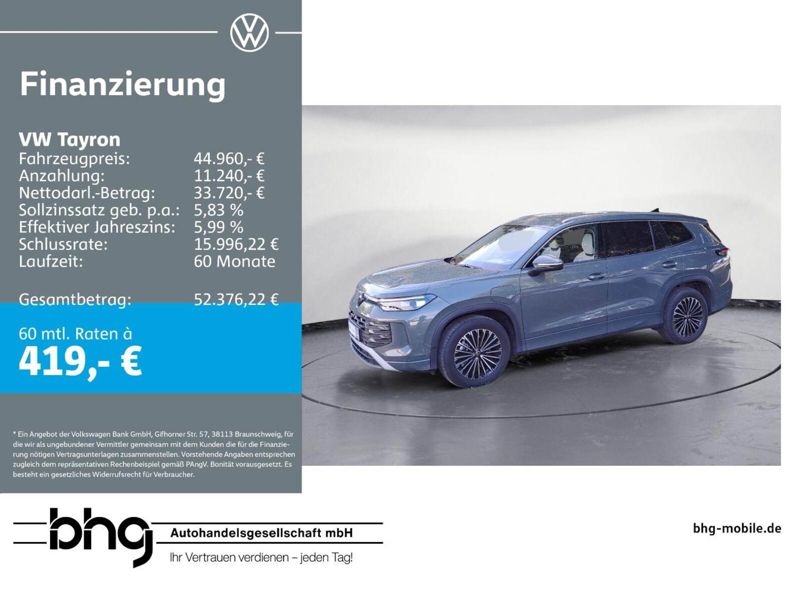 Volkswagen Tayron