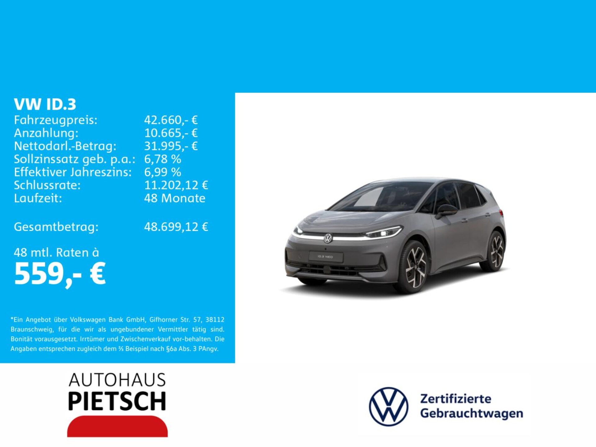 Volkswagen ID.3 Neo Style