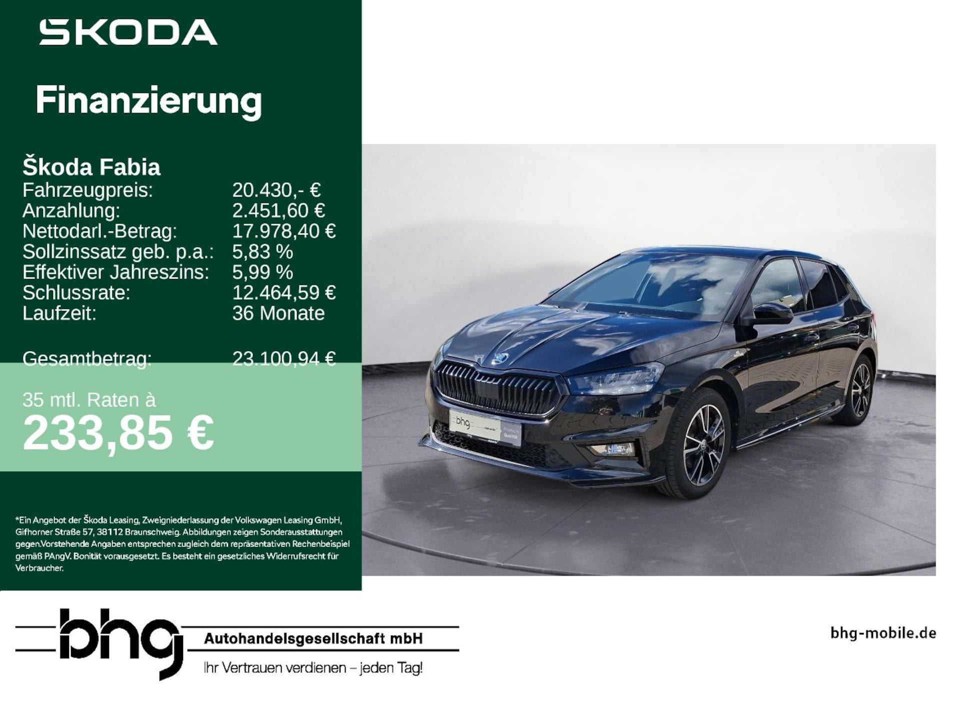 Skoda Fabia 2023