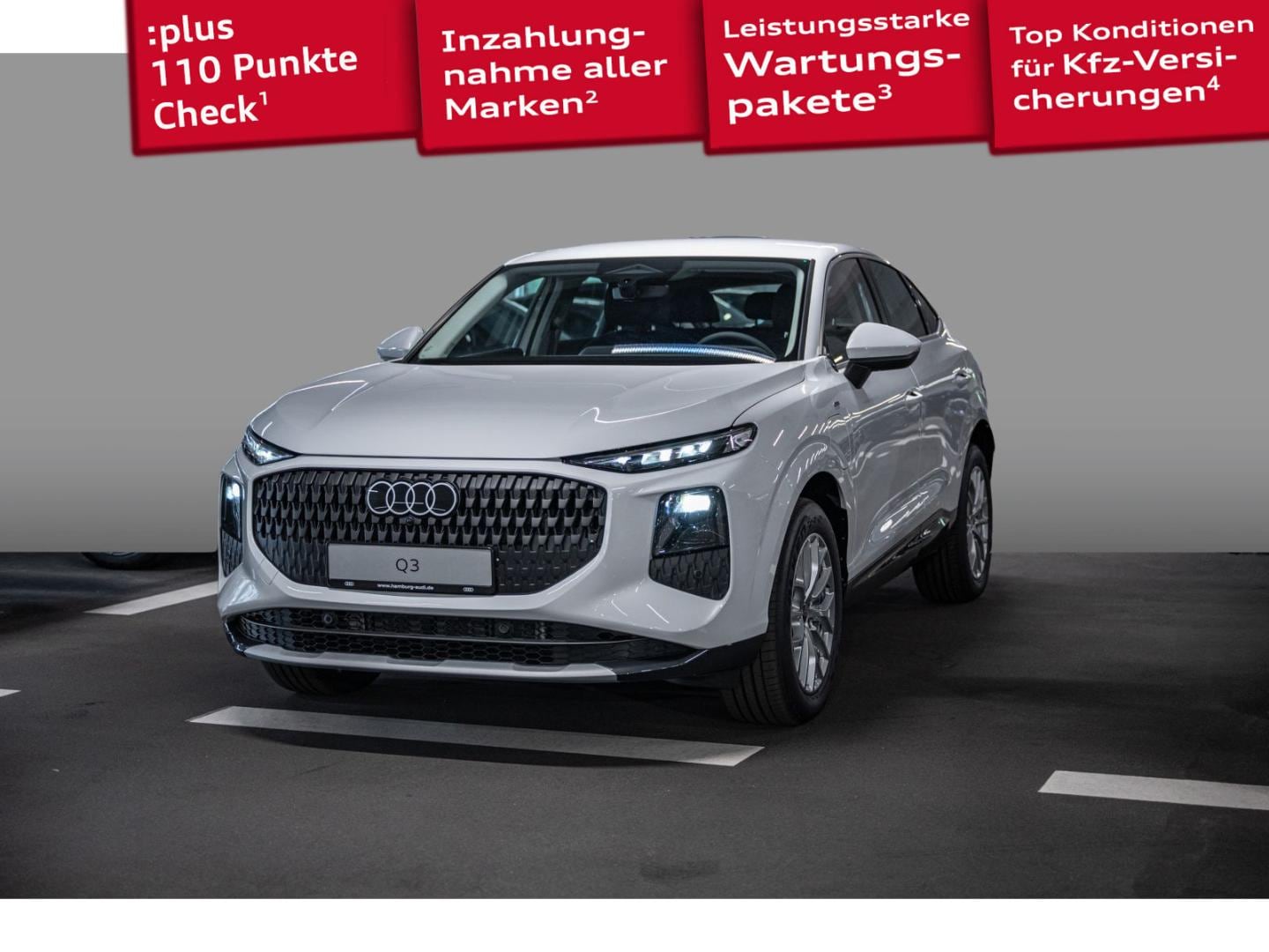 Bild über Audi Q3 Sportback e-hybrid e-hybrid 200 kW S tronic - für weitere Informationen kontaktieren Sie den Audi Partner