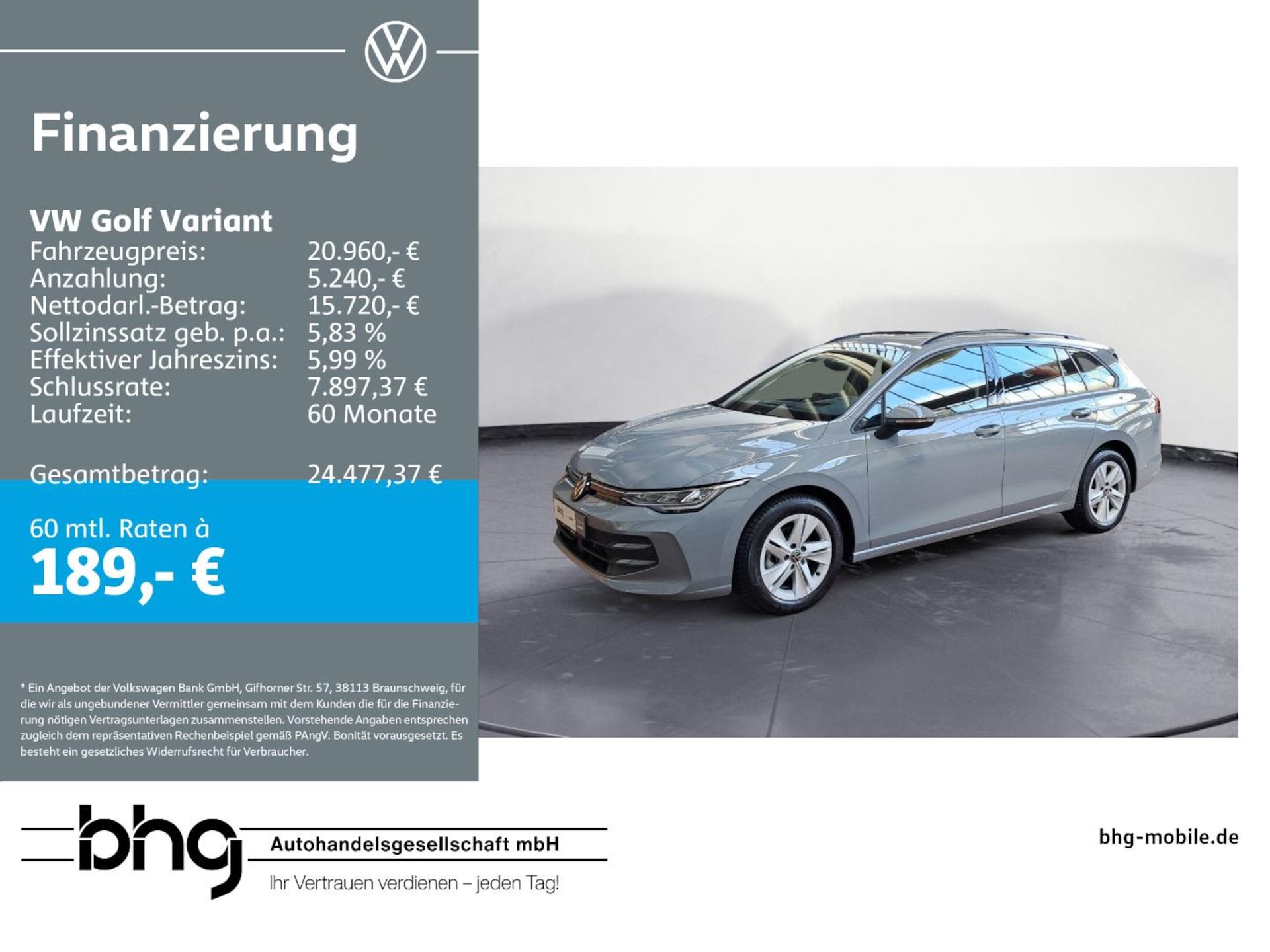 Volkswagen Golf Variant Life