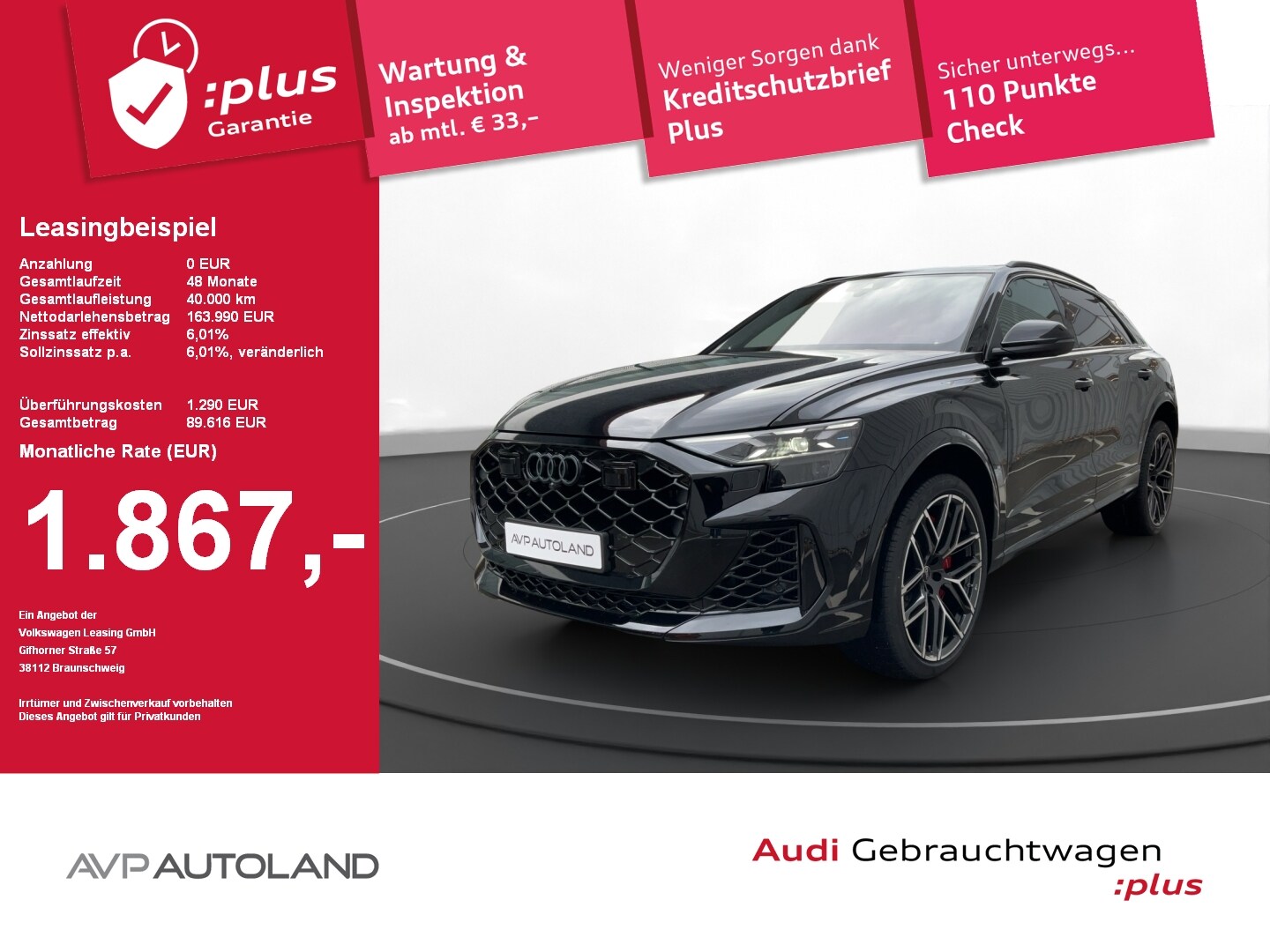 Image about Audi RS Q8 SUV TFSI quattro tiptronic