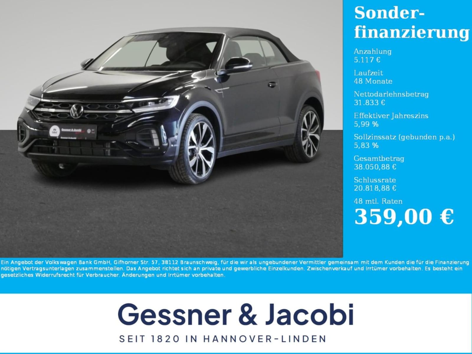 Volkswagen T-Roc Cabriolet