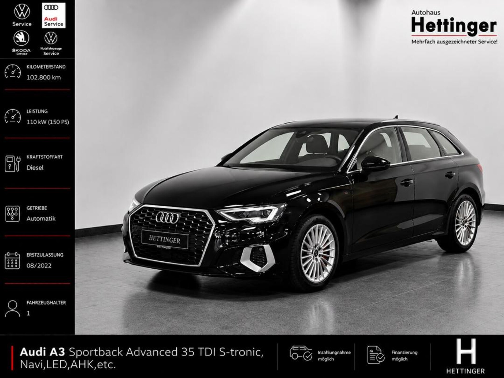 Audi A3 Sportback Advanced