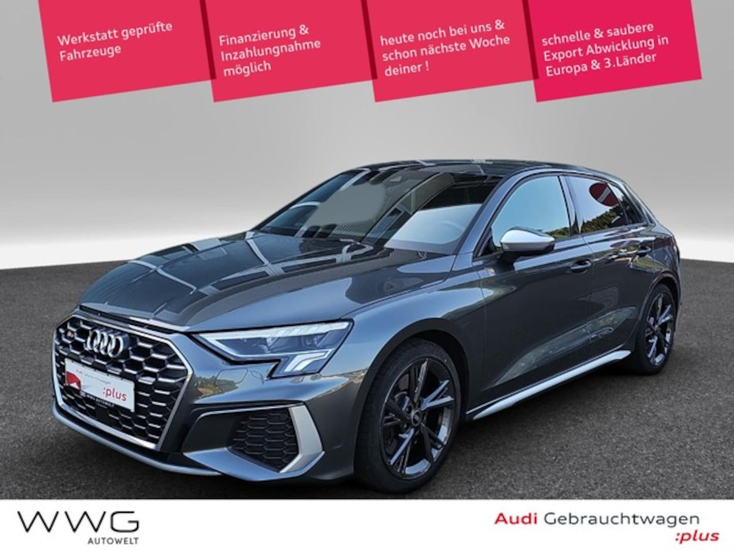 Bild über Audi S3 Sportback TFSI quattro S tronic - für weitere Informationen kontaktieren Sie den Audi Partner