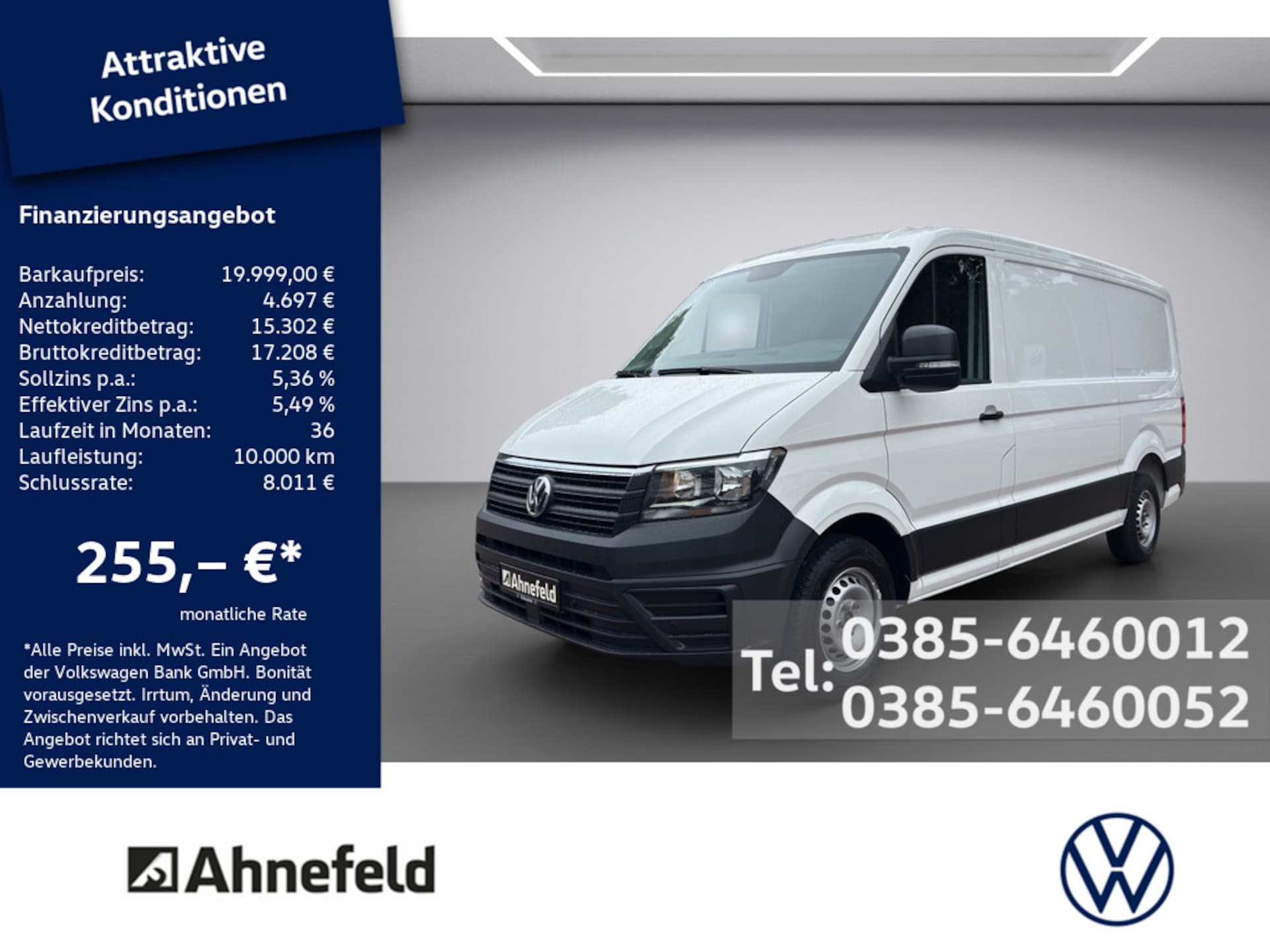 Volkswagen Crafter Kasten mittlerer Radstand