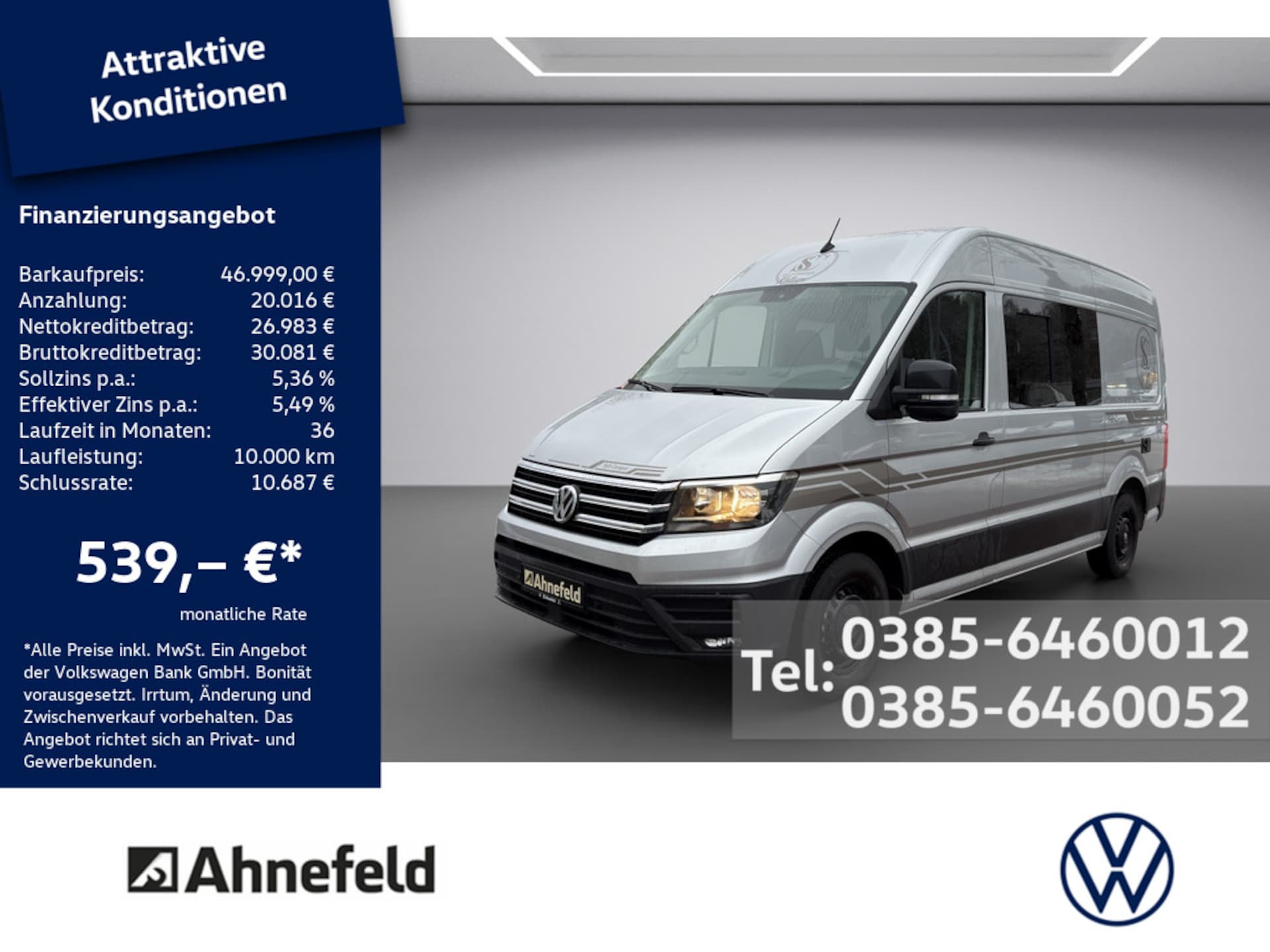 Volkswagen Crafter Kasten mittlerer Radstand