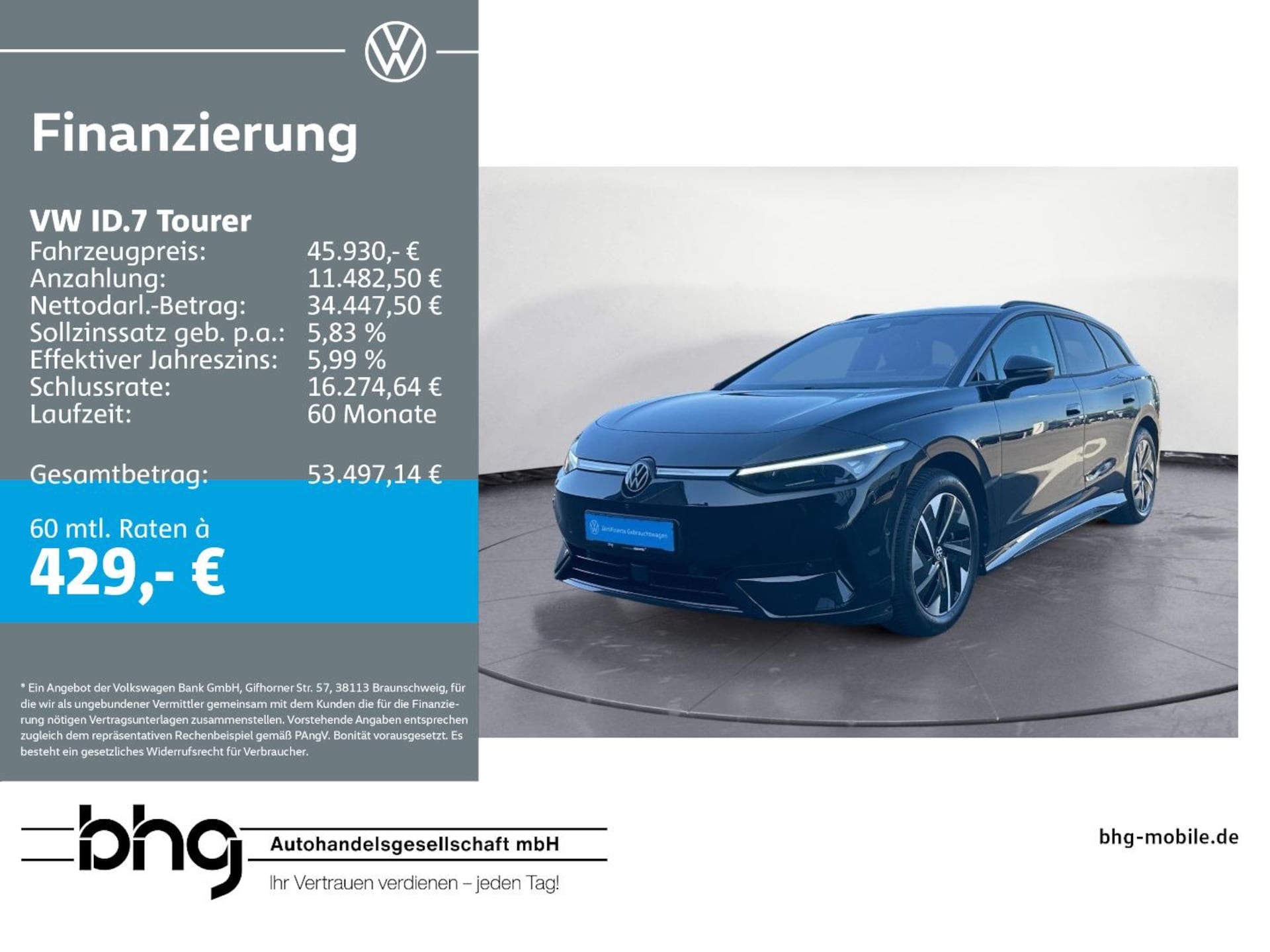 Volkswagen ID.7 Tourer Pro