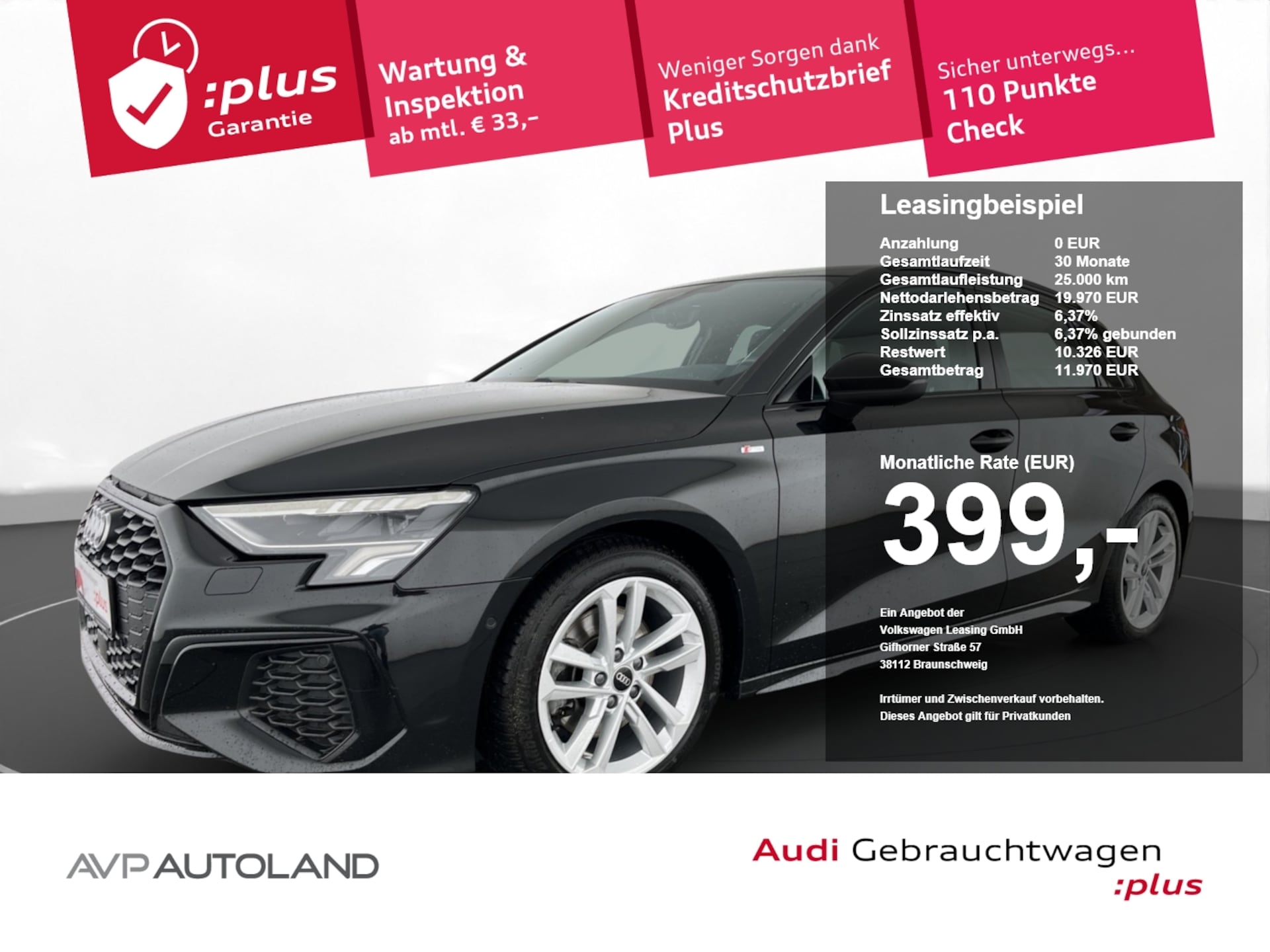 Audi A3 Sportback S line