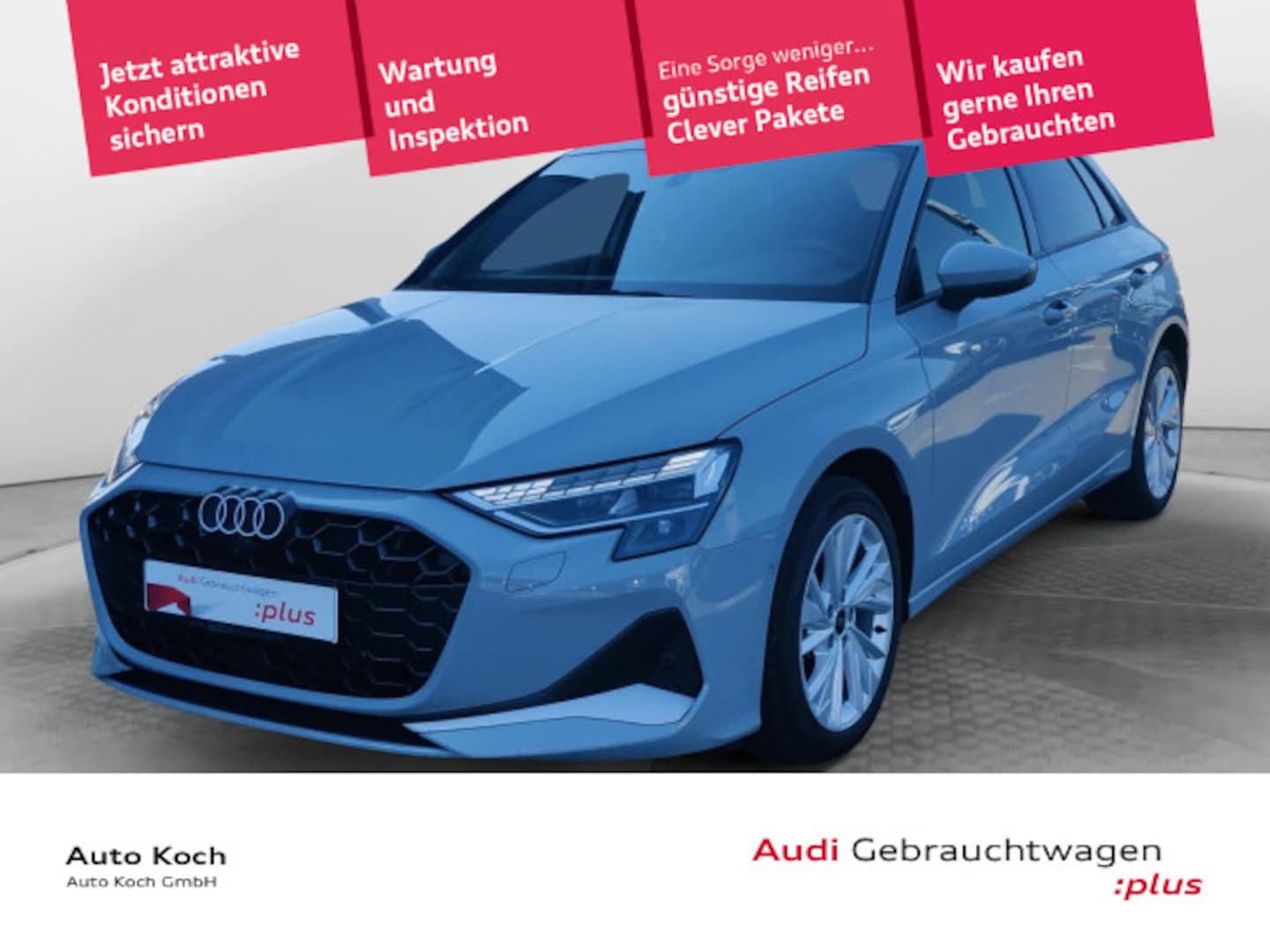 Bild über Audi A3 Sportback TFSI 110 kW S tronic - für weitere Informationen kontaktieren Sie den Audi Partner