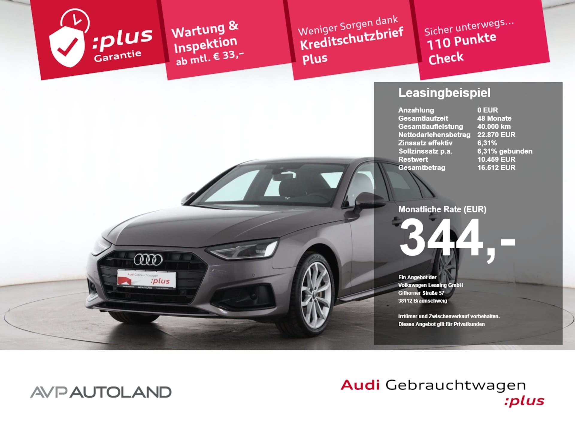 Audi A4 Limousine Advanced