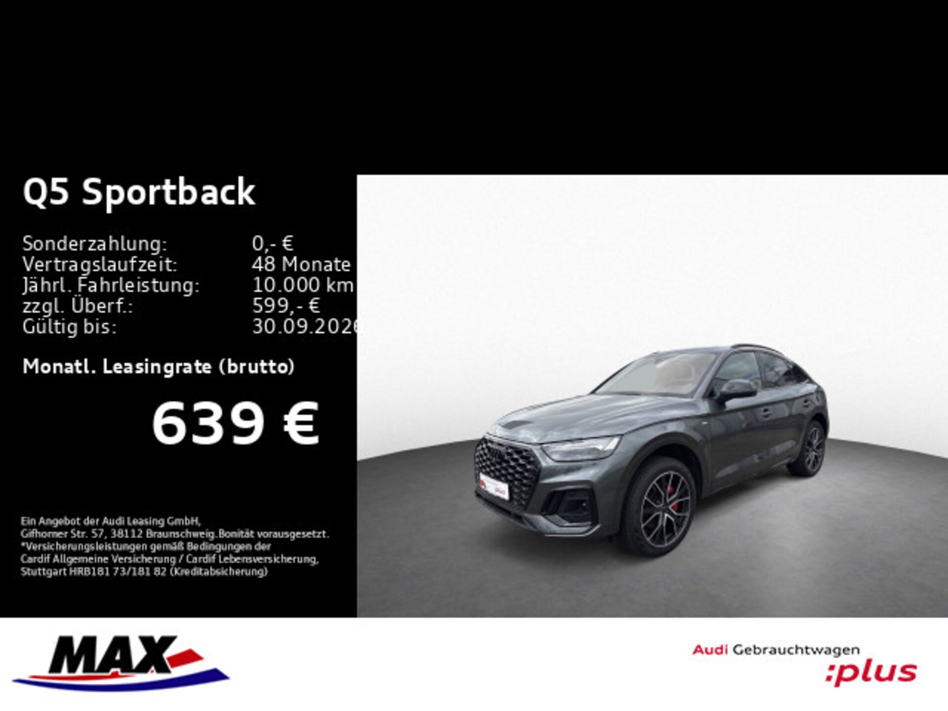 Audi Q5 Sportback TFSI e S line