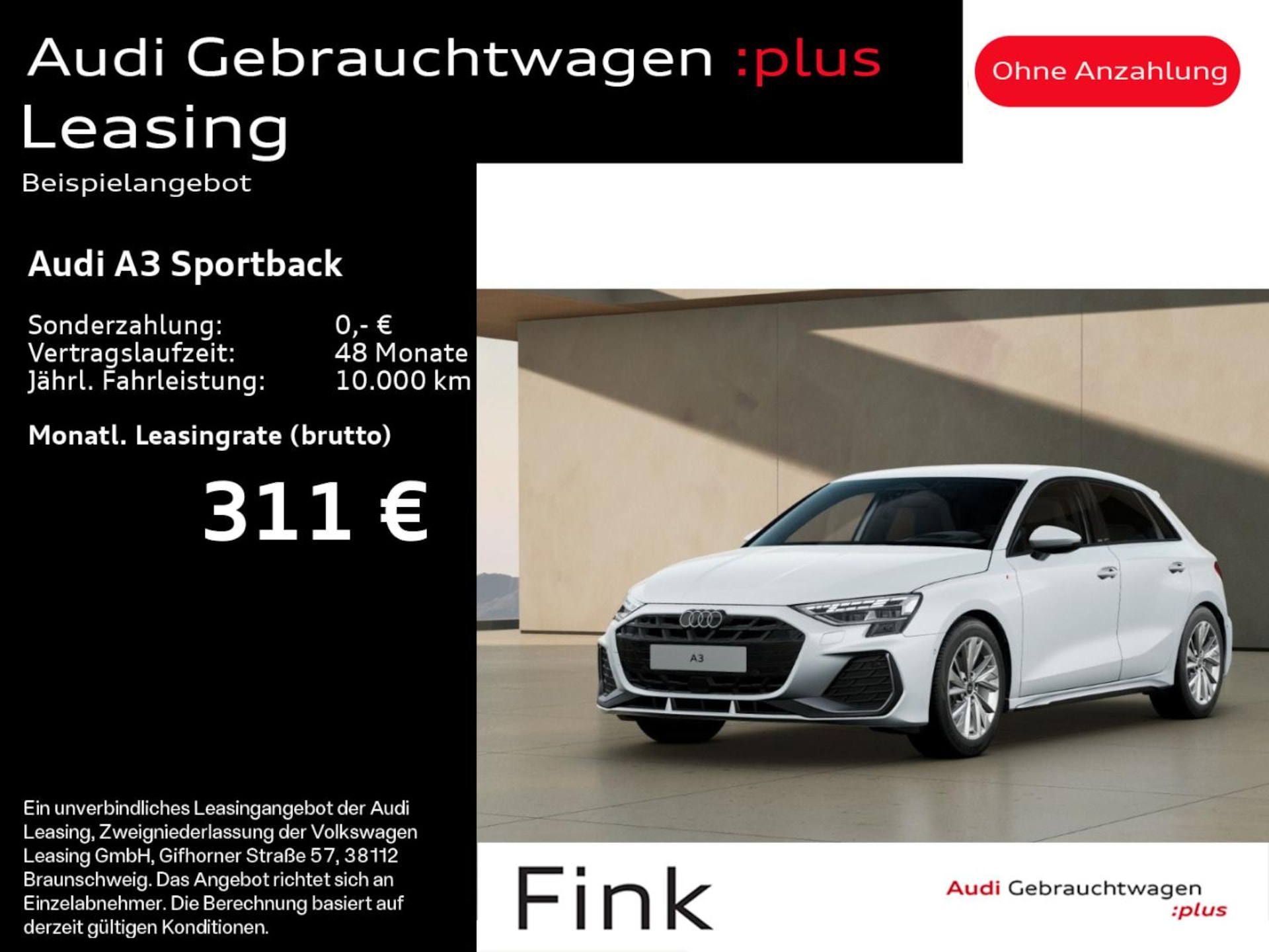 Audi A3 Sportback S line