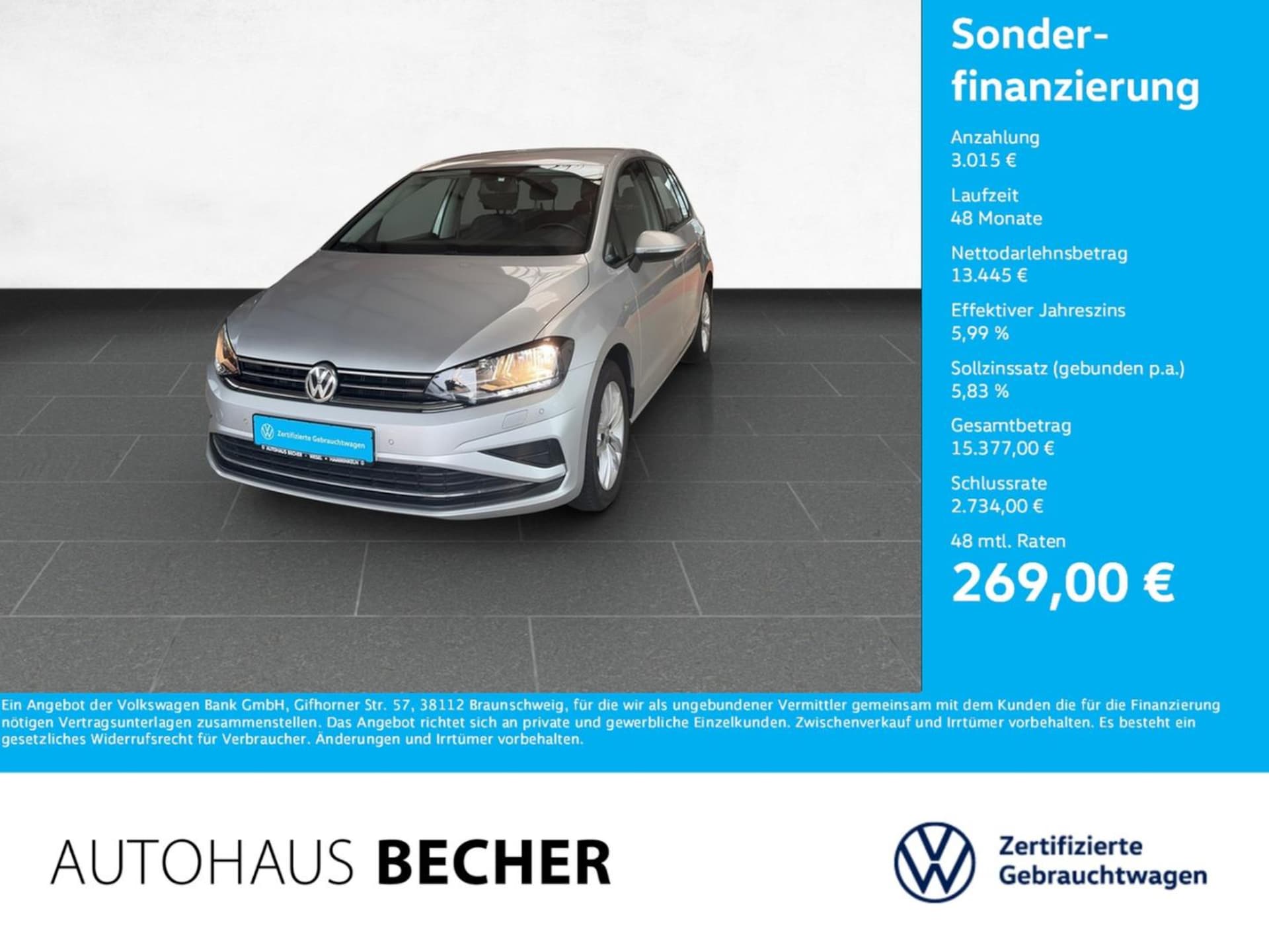 Volkswagen Golf Sportsvan Comfortline