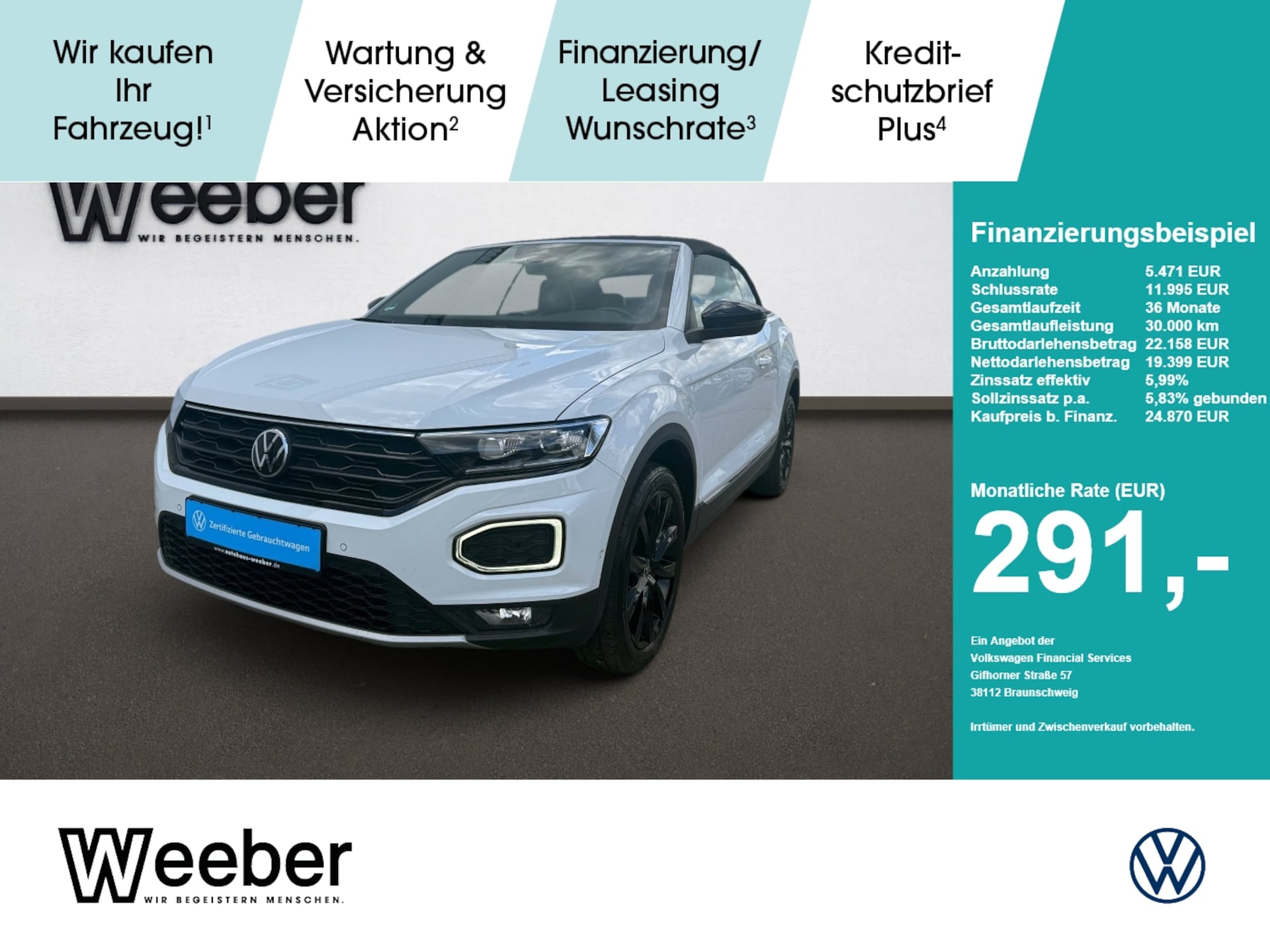Volkswagen T-Roc Cabriolet Style