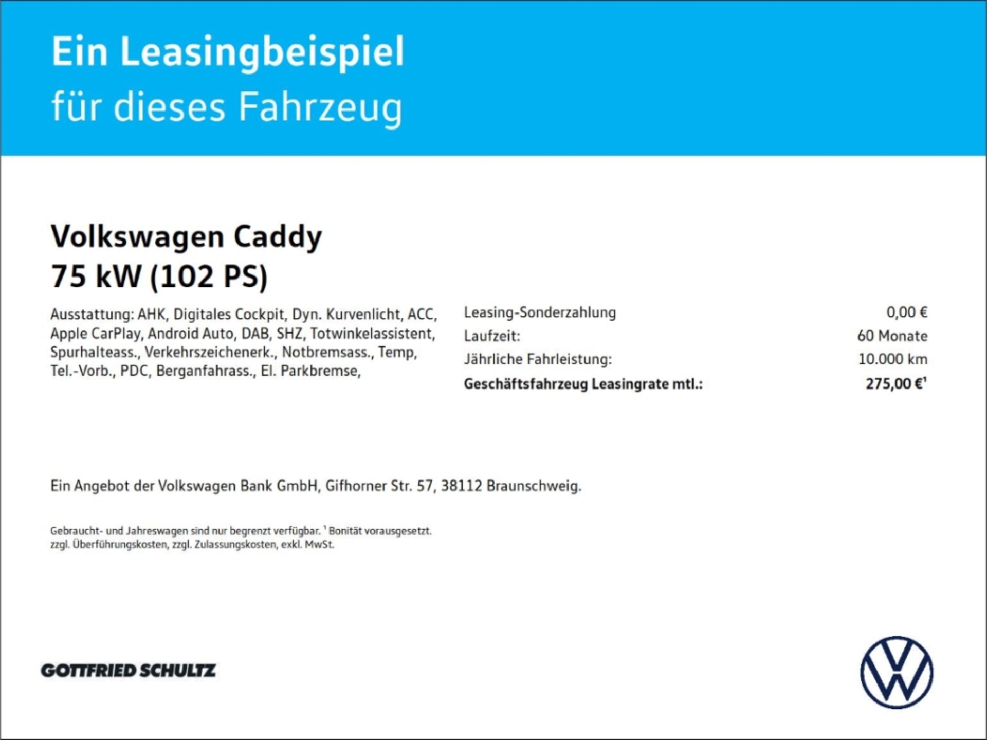 Volkswagen Caddy Cargo