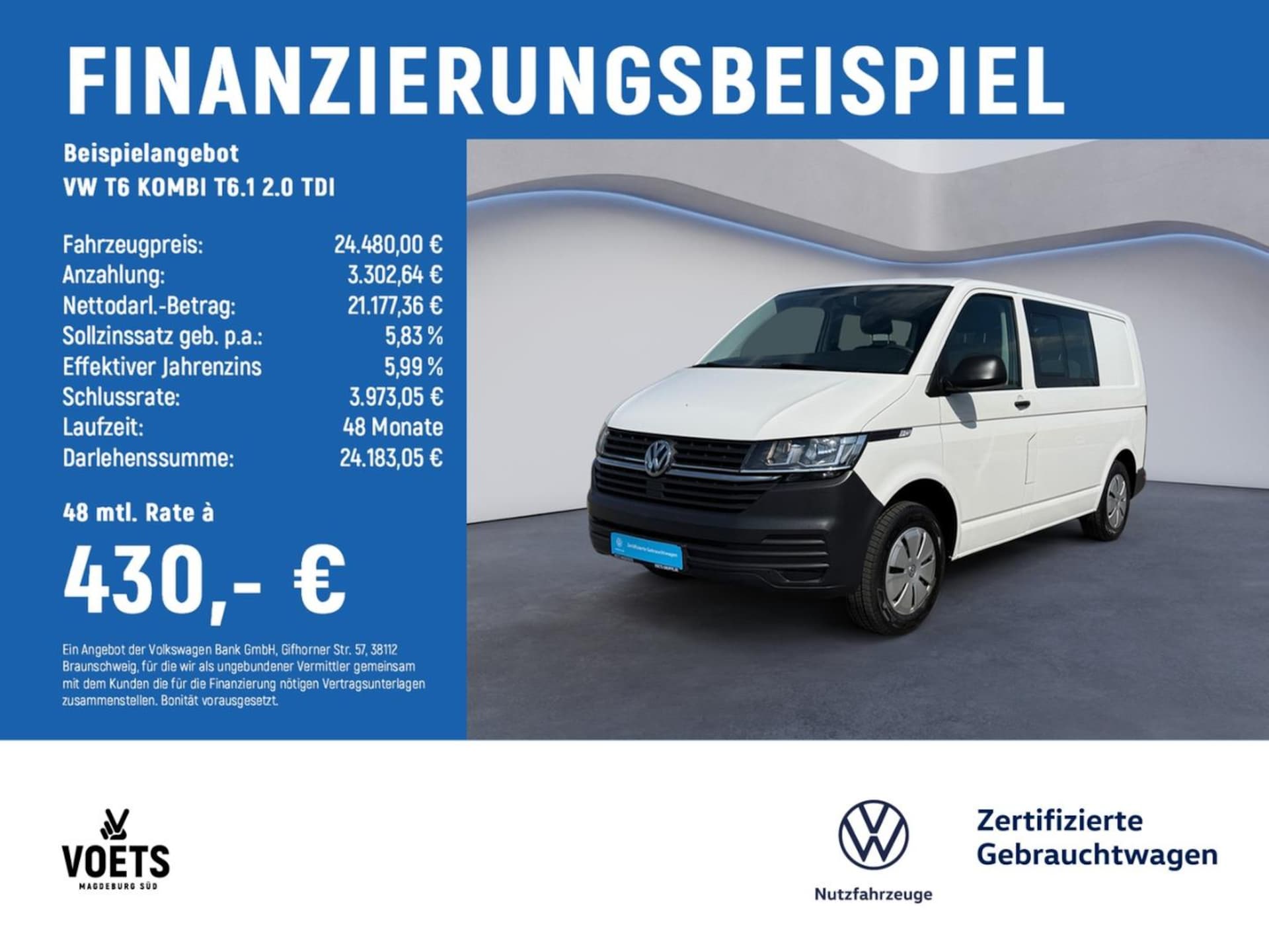 Volkswagen T6.1 Transporter Kombi kurzer Radstand