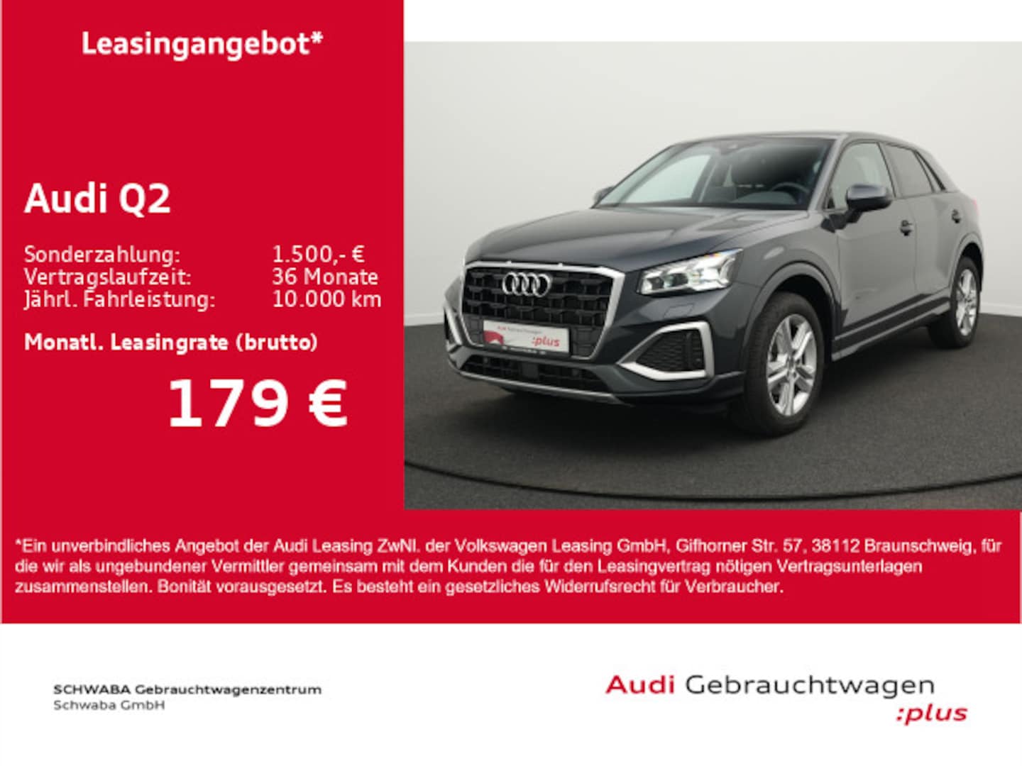 Bild über Audi Q2 advanced 30 TFSI Schaltgetriebe - für weitere Informationen kontaktieren Sie den Audi Partner