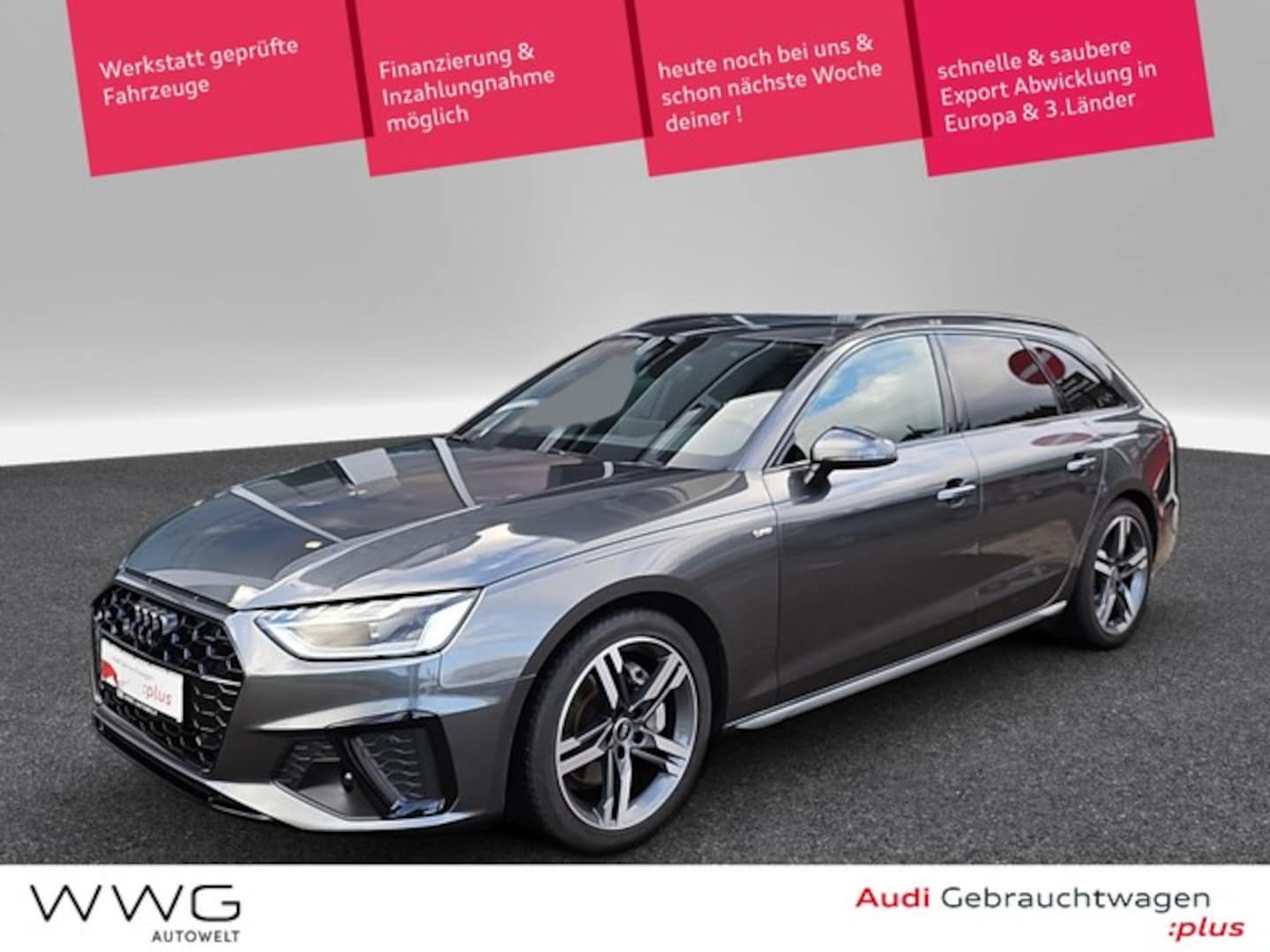 Bild über Audi A4 Avant S line 40 TFSI S tronic - für weitere Informationen kontaktieren Sie den Audi Partner