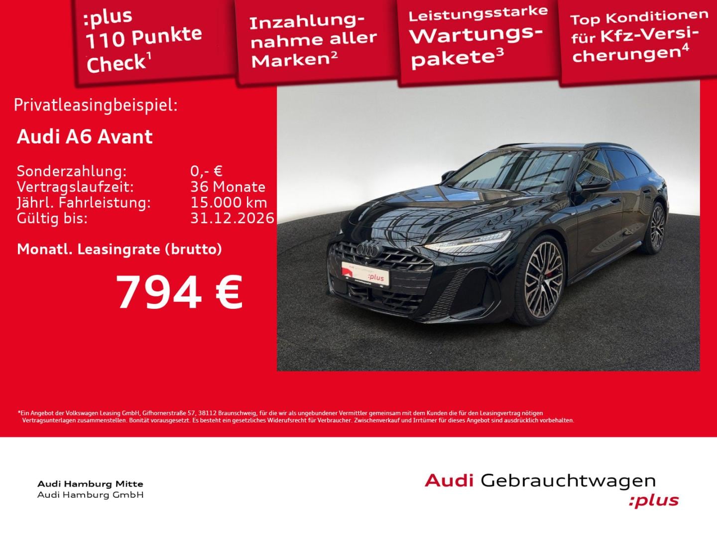 Bild über Audi A6 Avant TFSI quattro 270 kW S tronic - für weitere Informationen kontaktieren Sie den Audi Partner