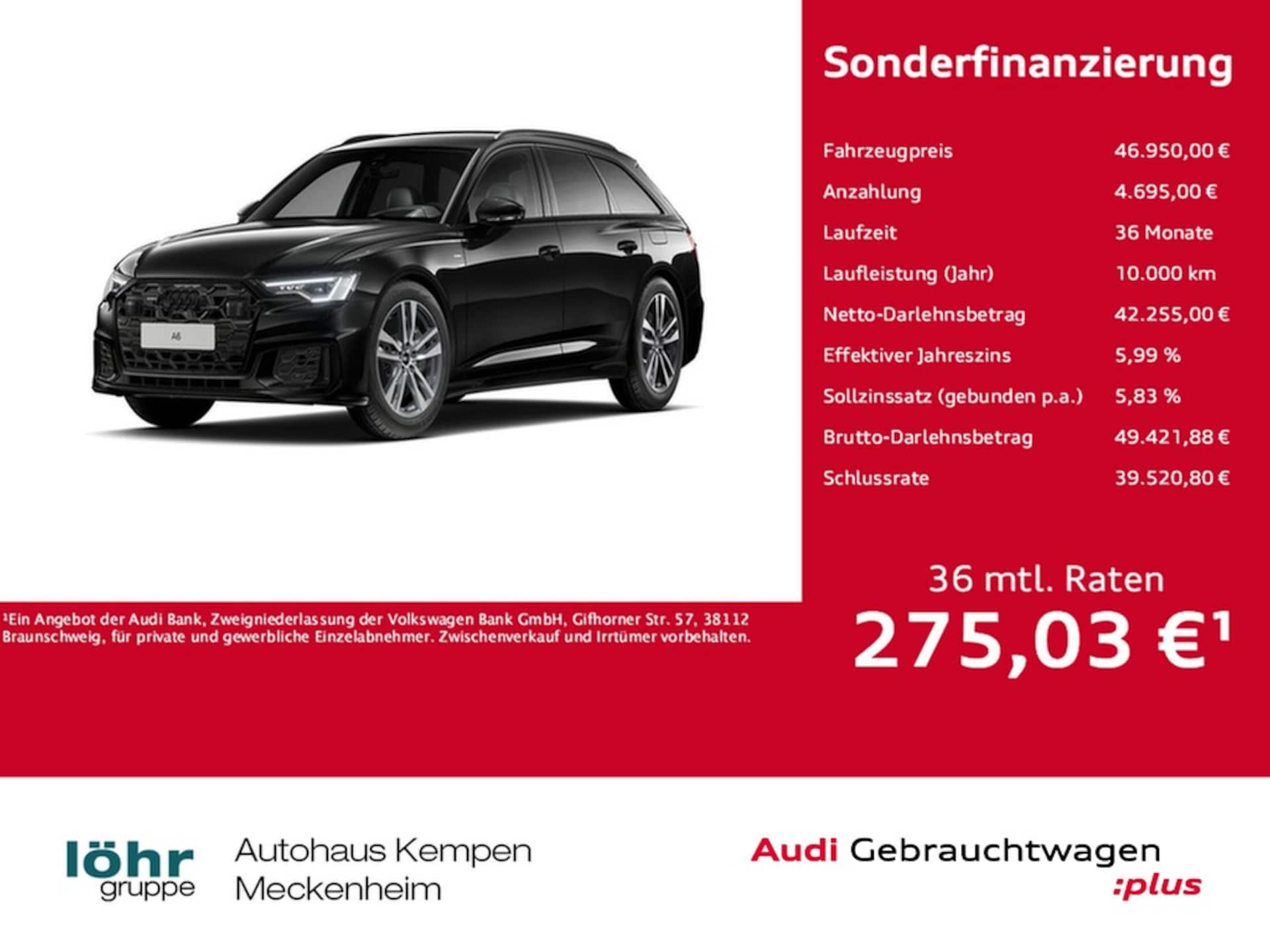 Audi A6 Avant TFSI e Design