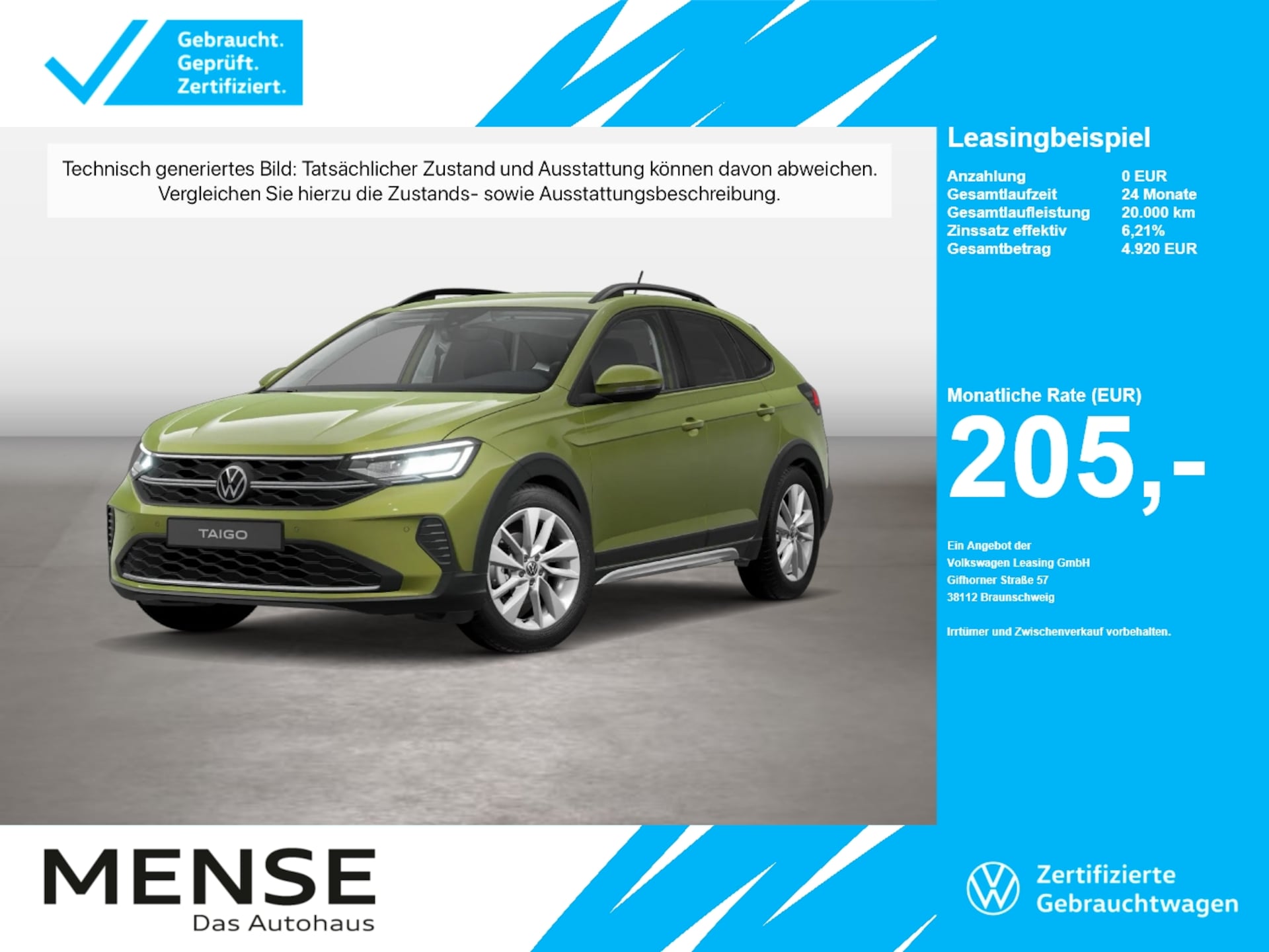 Volkswagen Taigo — Volkswagen Taigo 1.0 TSI DSG Life CarPlay LM SHZG LaneAss PDC AUT