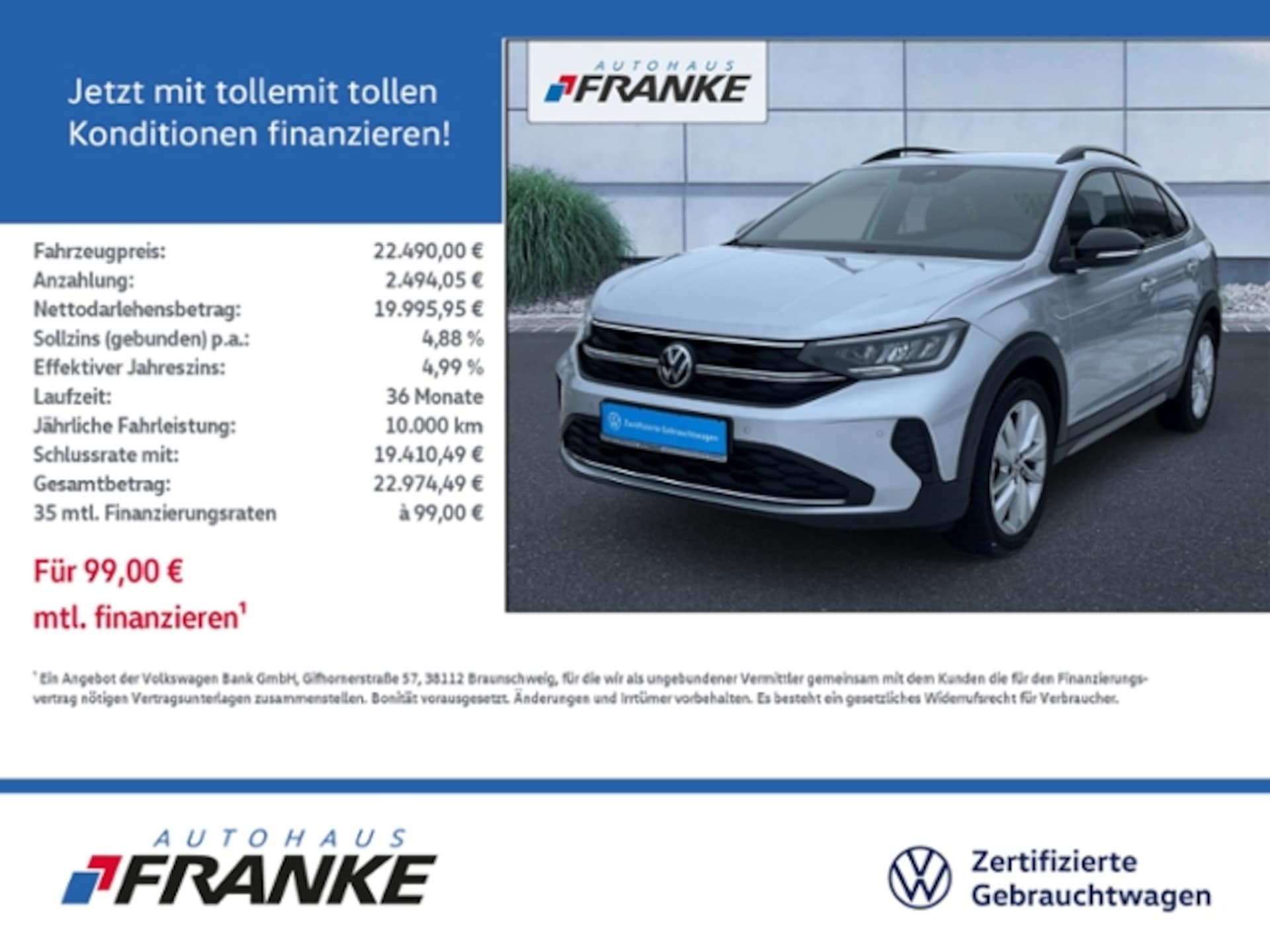 Volkswagen Taigo Life