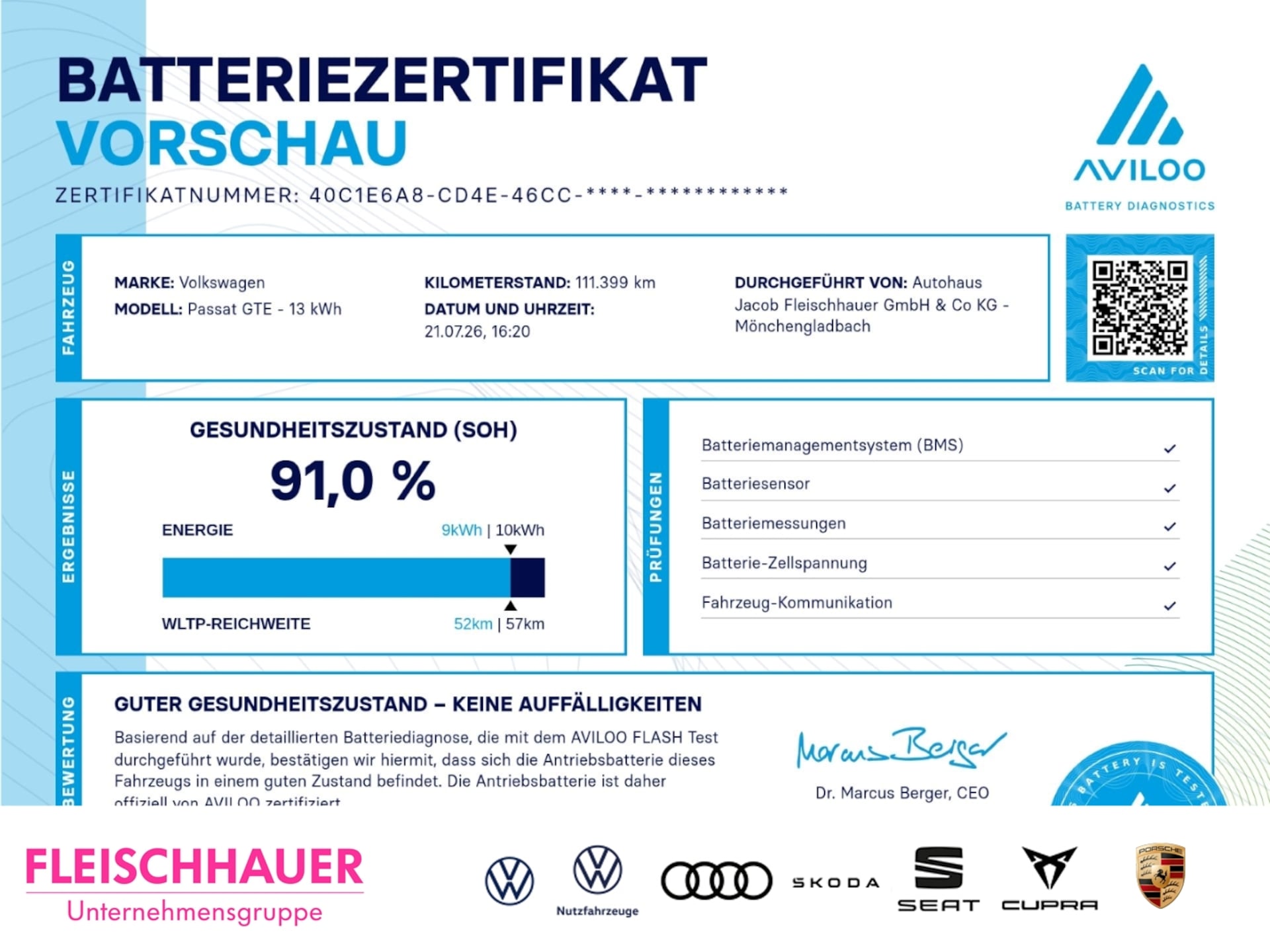 Volkswagen Passat Variant GTE