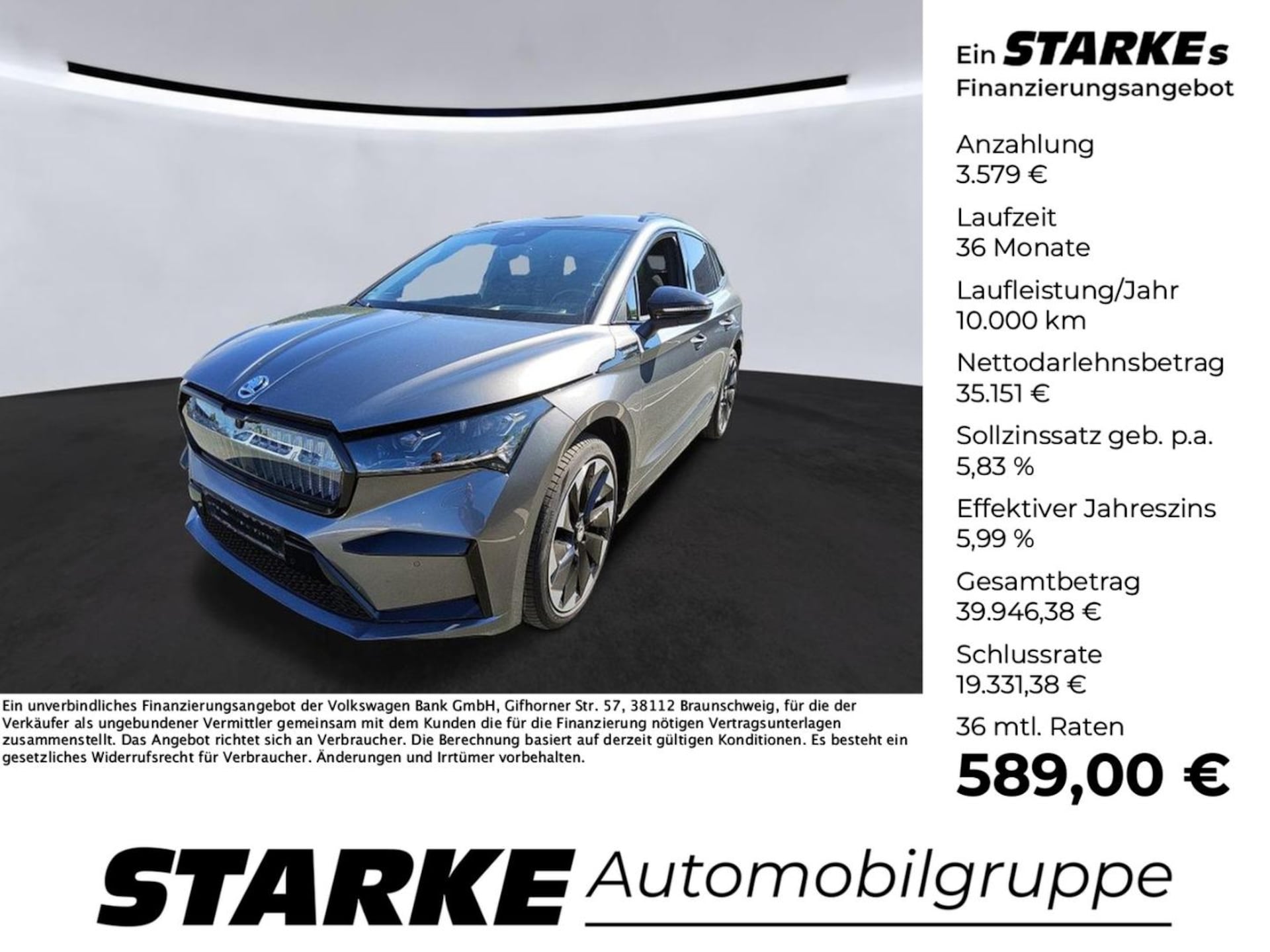 Skoda Enyaq 80X Sportline
