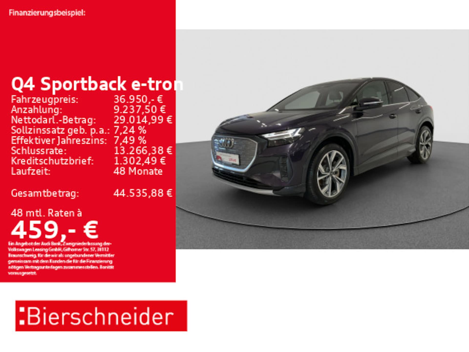 Audi Q4 Sportback e-tron