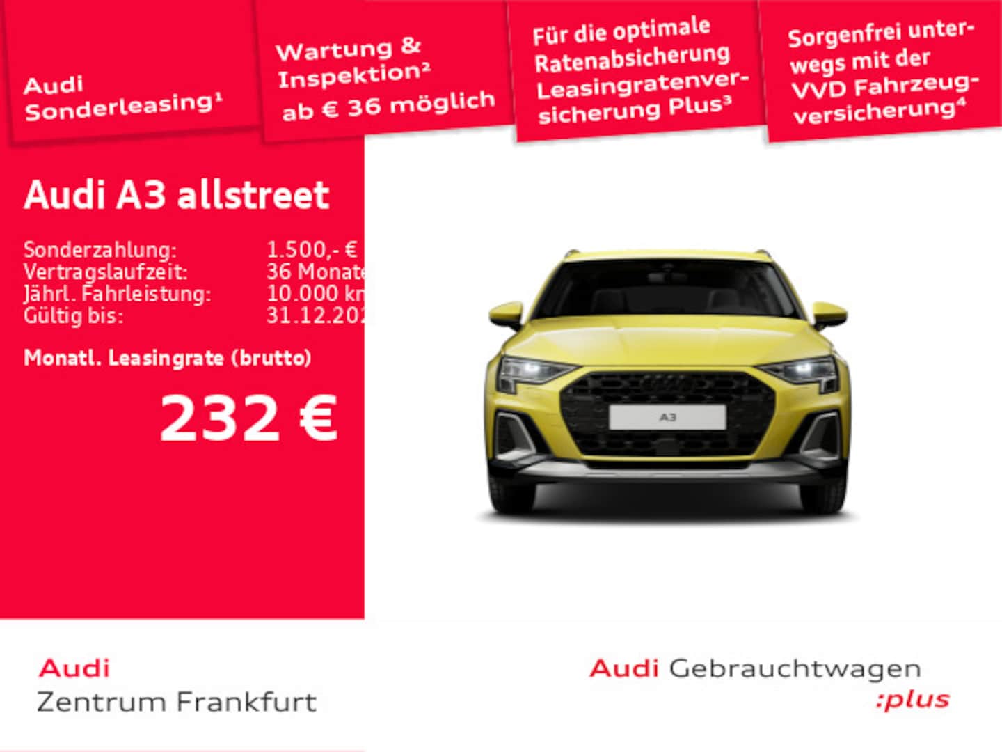 Bild über Audi A3 allstreet 35 TFSI S tronic - für weitere Informationen kontaktieren Sie den Audi Partner