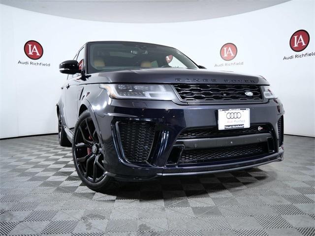 Used 2022 Land Rover Range Rover Sport SVR with VIN SALWZ2RE8NA238859 for sale in Richfield, Minnesota