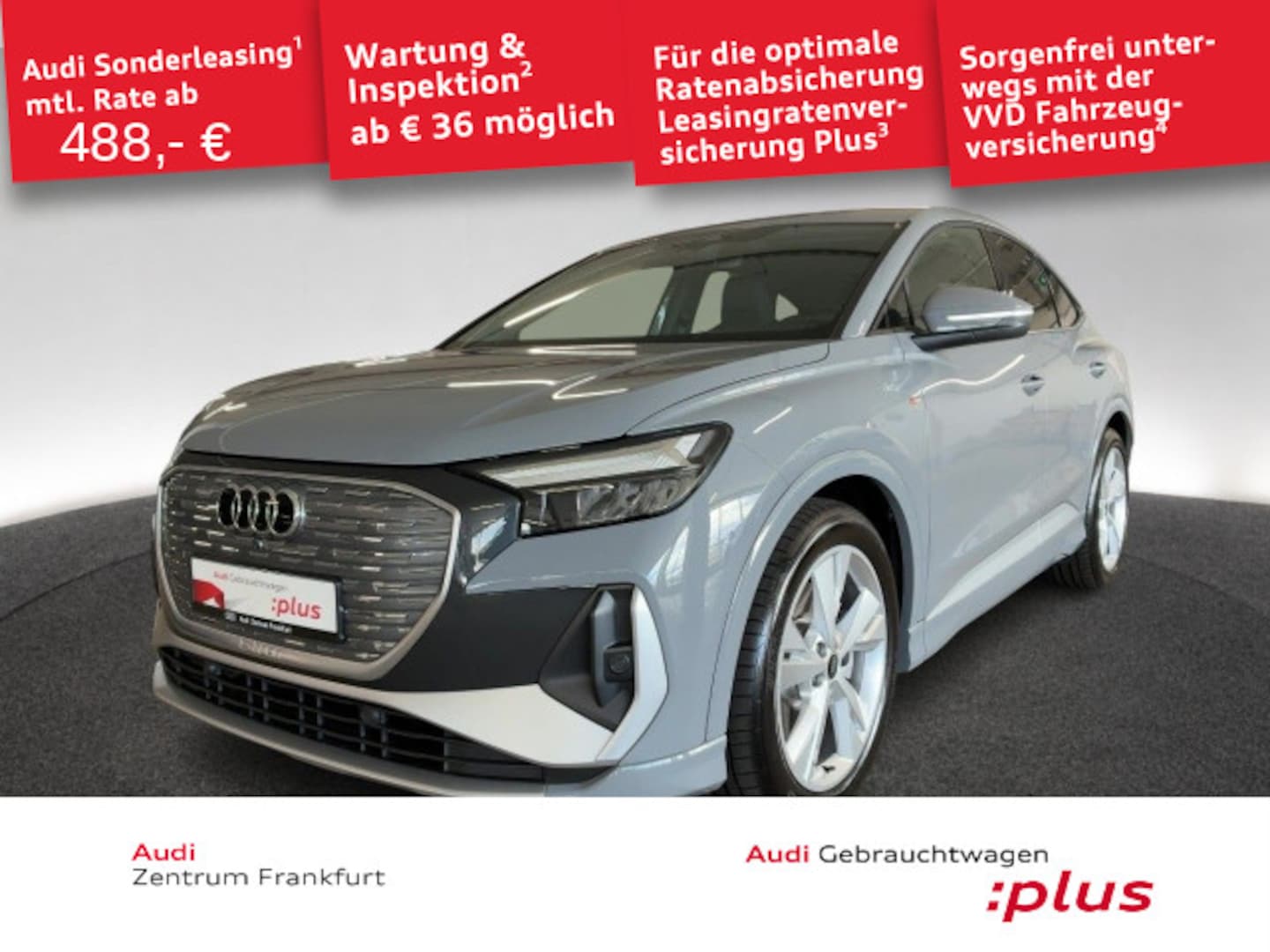 Bild über Audi Q4 Sportback e-tron 45 e-tron - für weitere Informationen kontaktieren Sie den Audi Partner