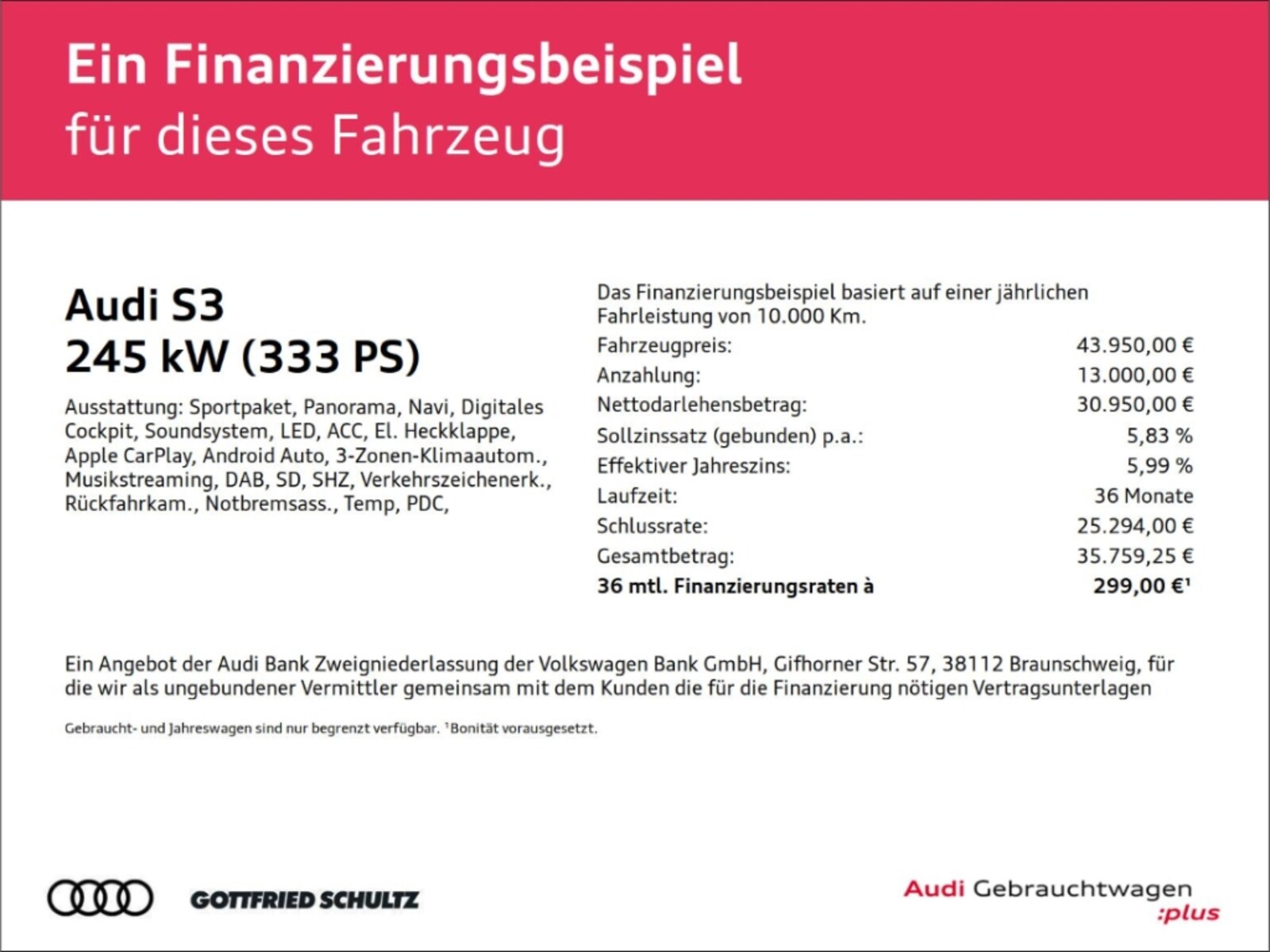 Audi S3 Sportback – Bild 2