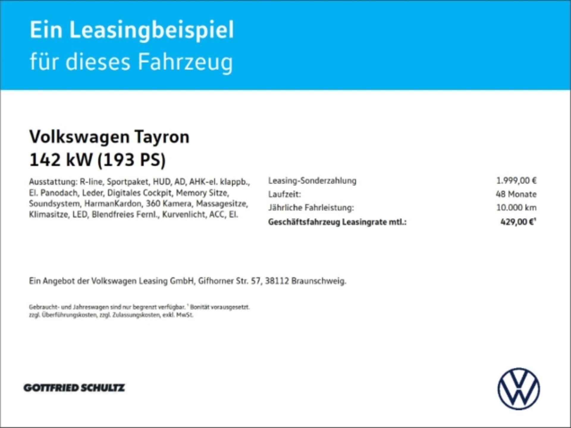 Volkswagen Tayron R-Line