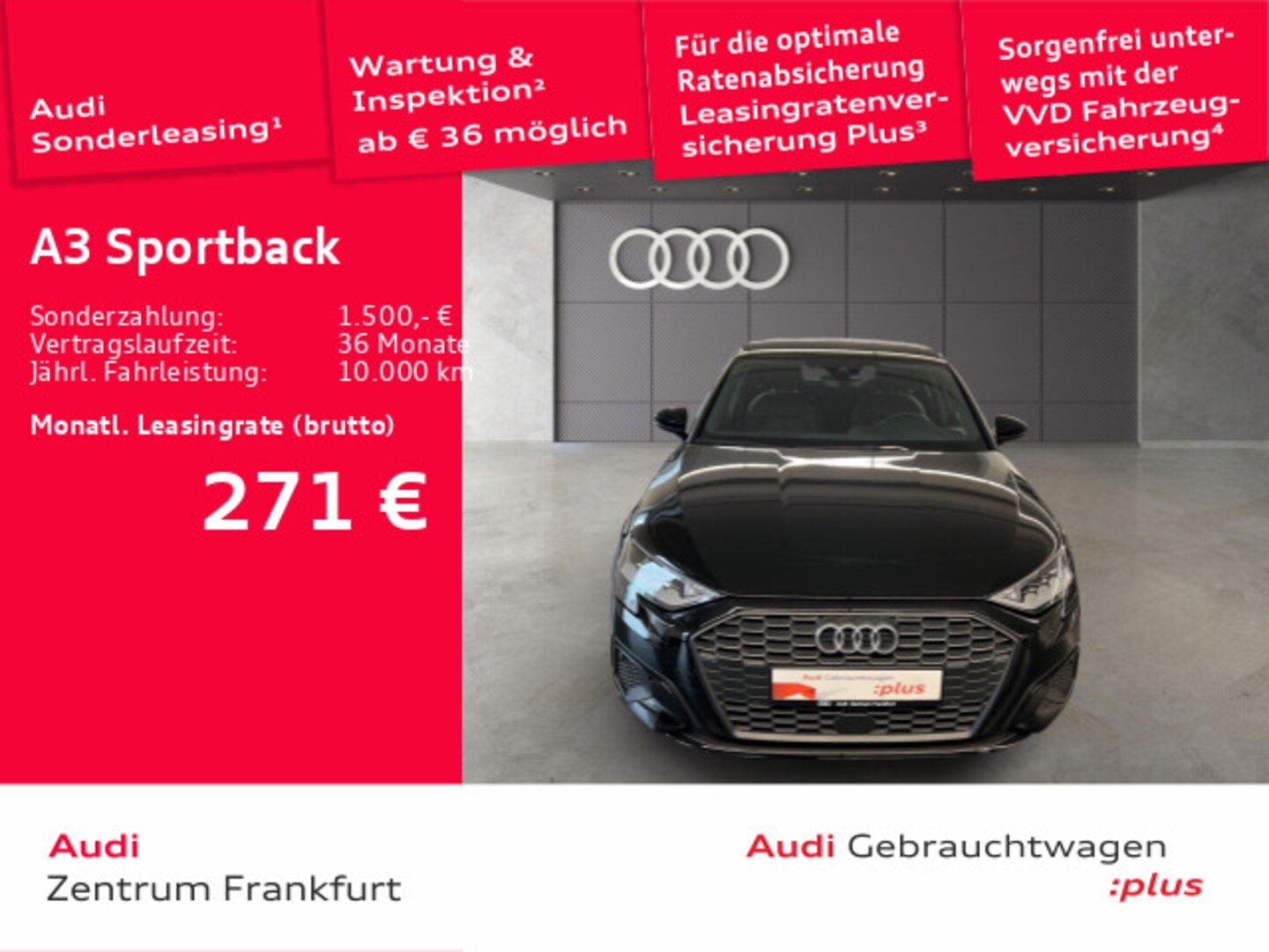 Bild über Audi A3 Sportback TFSI e 40 TFSI e S tronic - für weitere Informationen kontaktieren Sie den Audi Partner