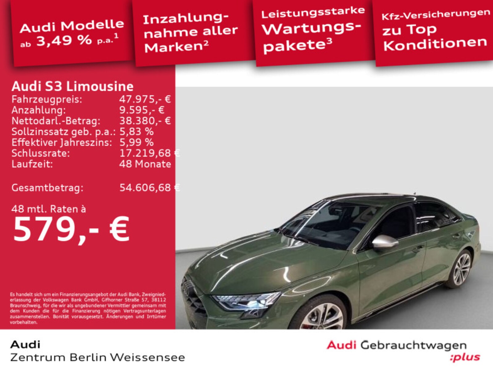 Audi S3 Limousine – Bild 2