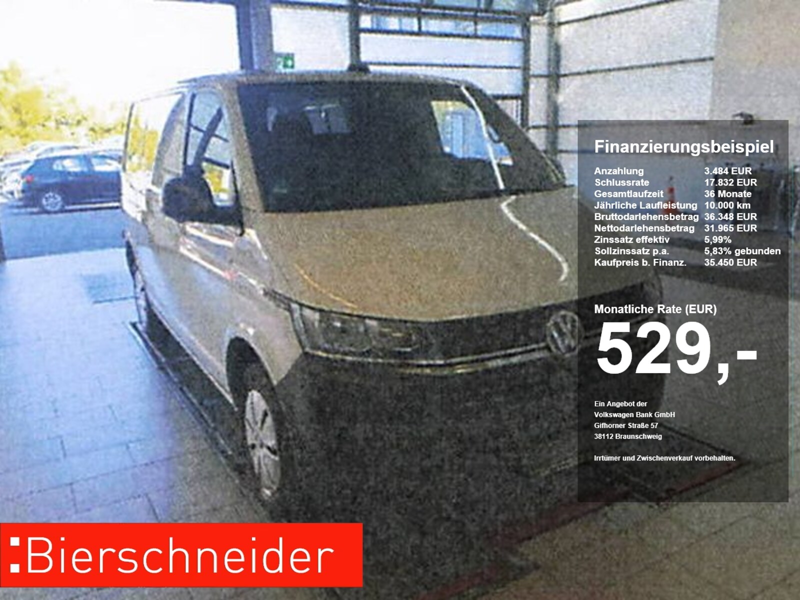Volkswagen T6.1 Transporter Kasten kurzer Radstand