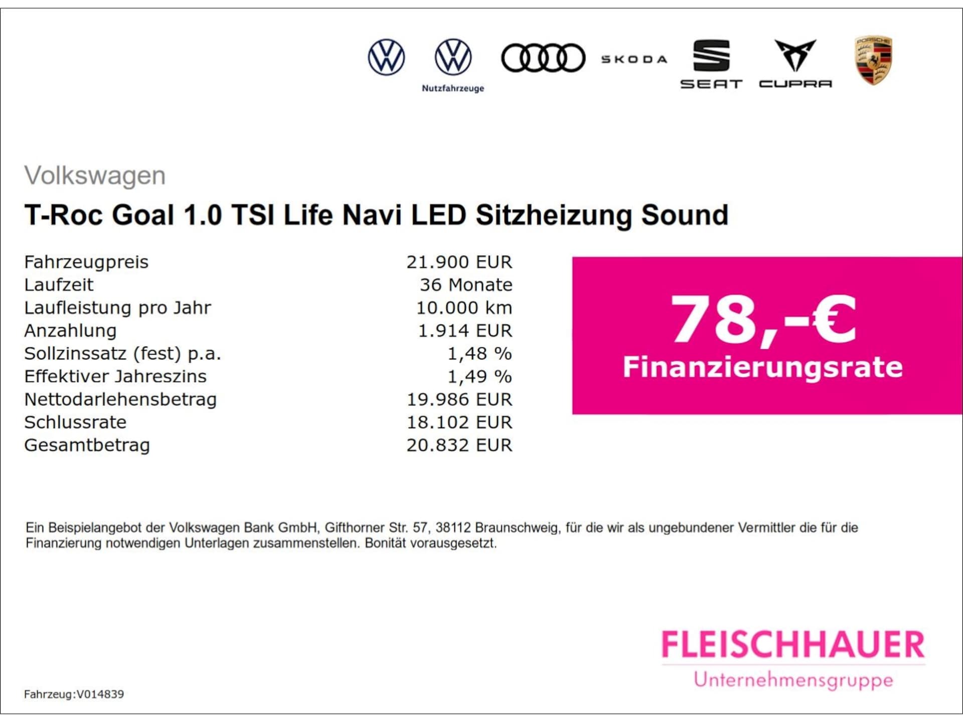 Volkswagen T-Roc Life