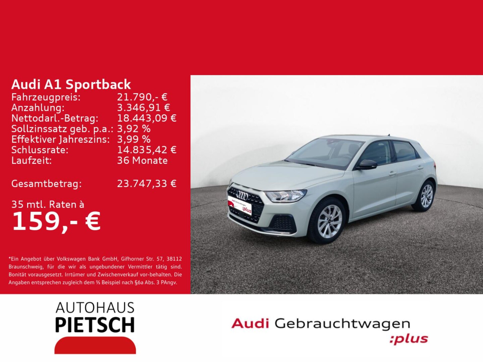 Audi A1 Sportback Advanced