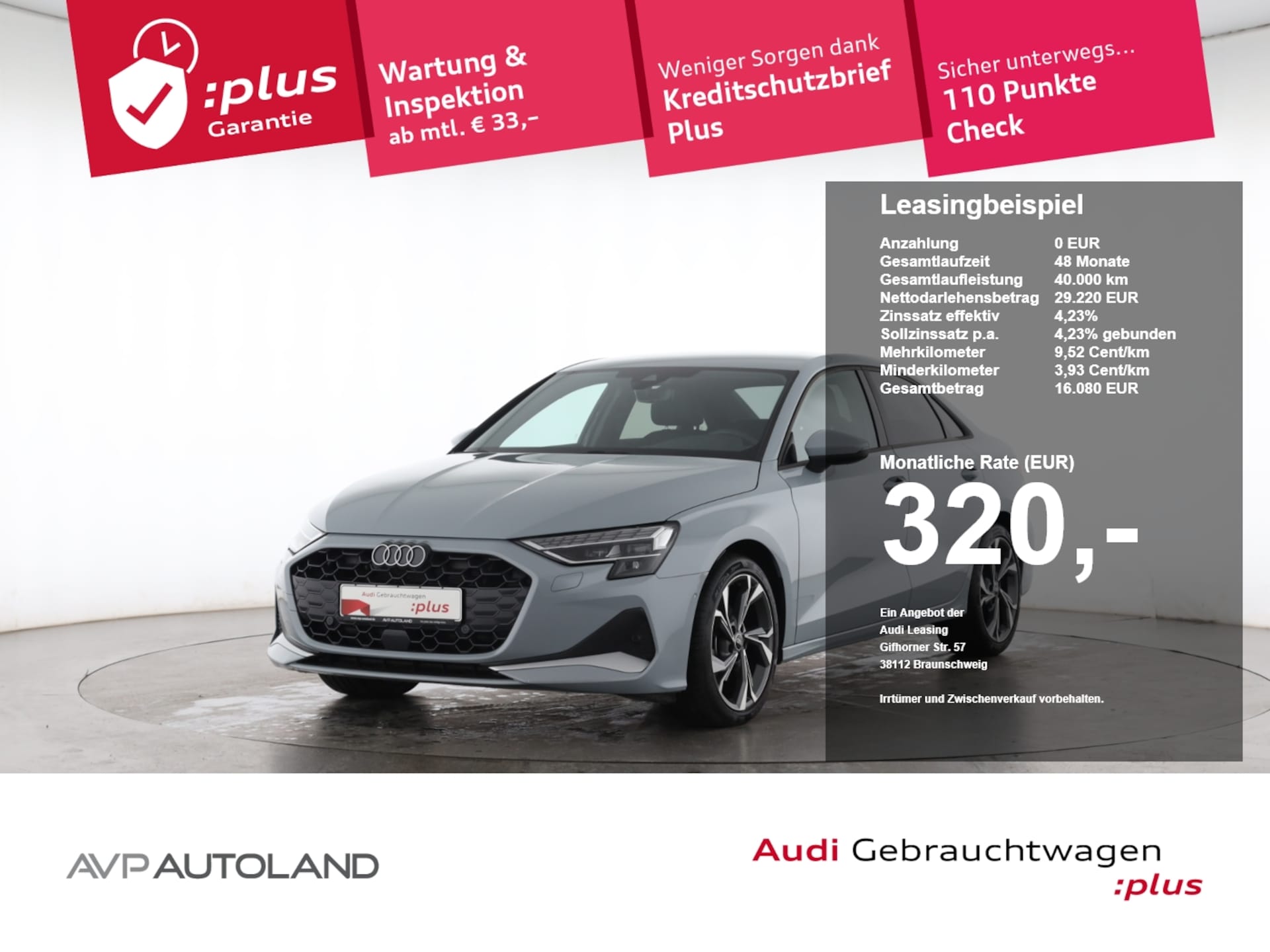 Audi A3 Limousine advanced