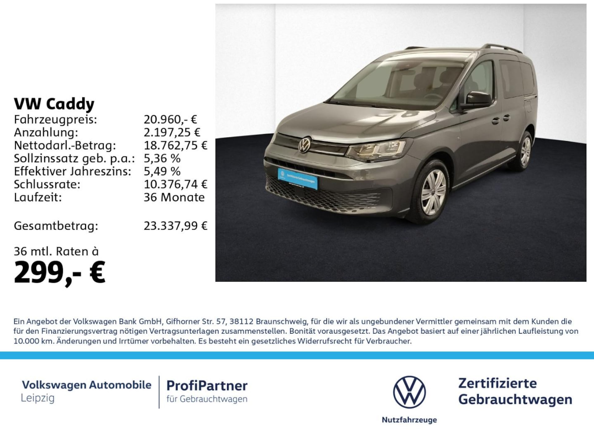 Volkswagen Caddy Basis-Modell