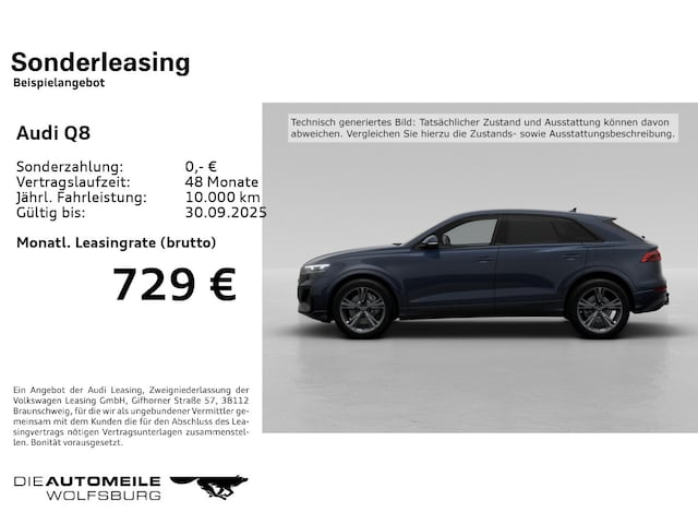 Image about Audi Q8 SUV TFSI e 55 TFSI e quattro tiptronic