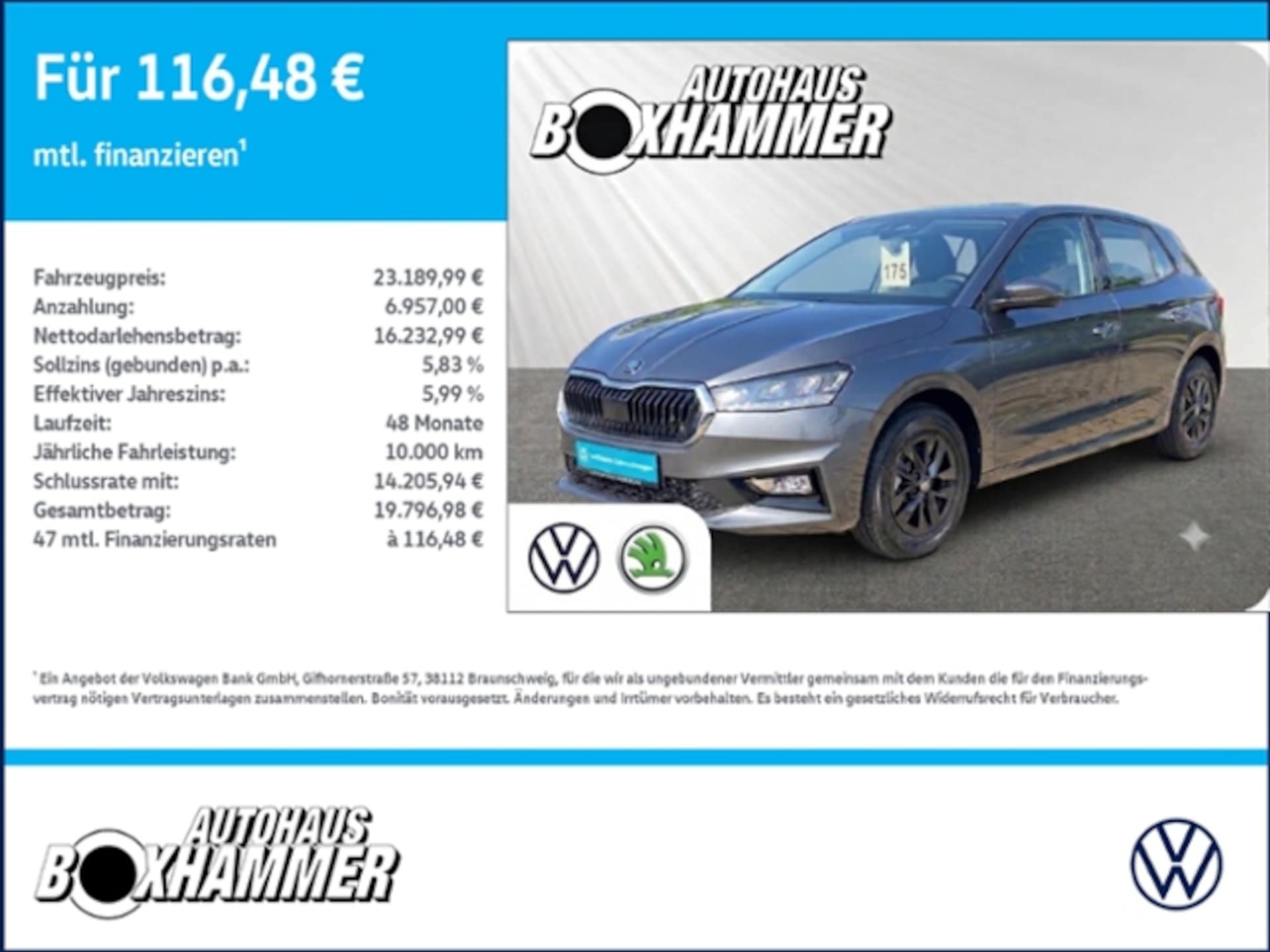 Skoda Fabia Extra Plus