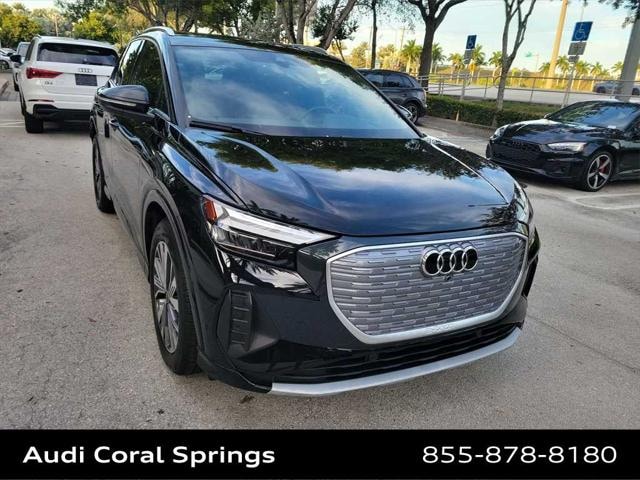 Certified 2025 Audi Q4 e-tron Premium with VIN WA1A5BFZ1SP007213 for sale in Coral Springs, FL