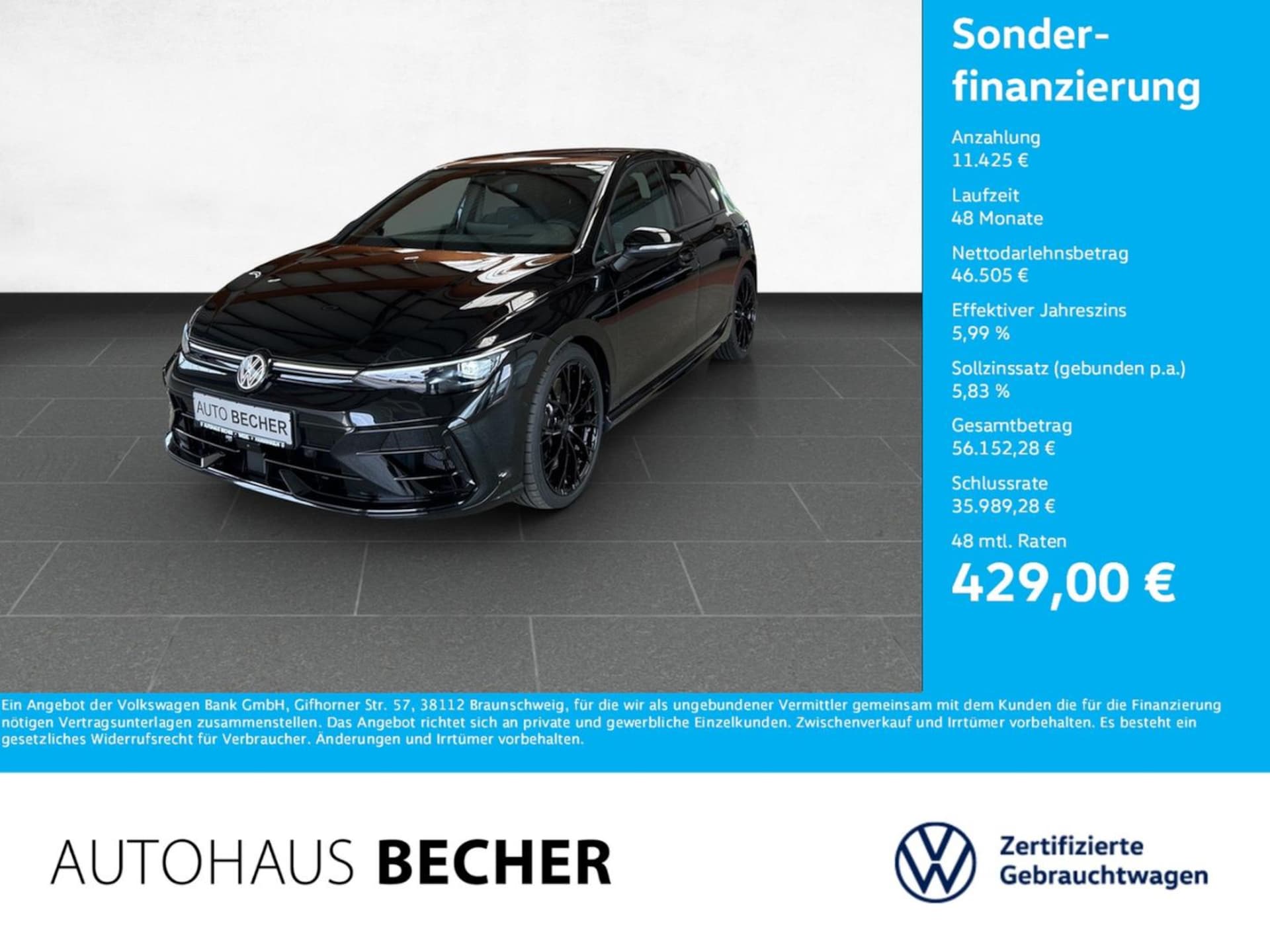 Volkswagen Golf R Black Edition