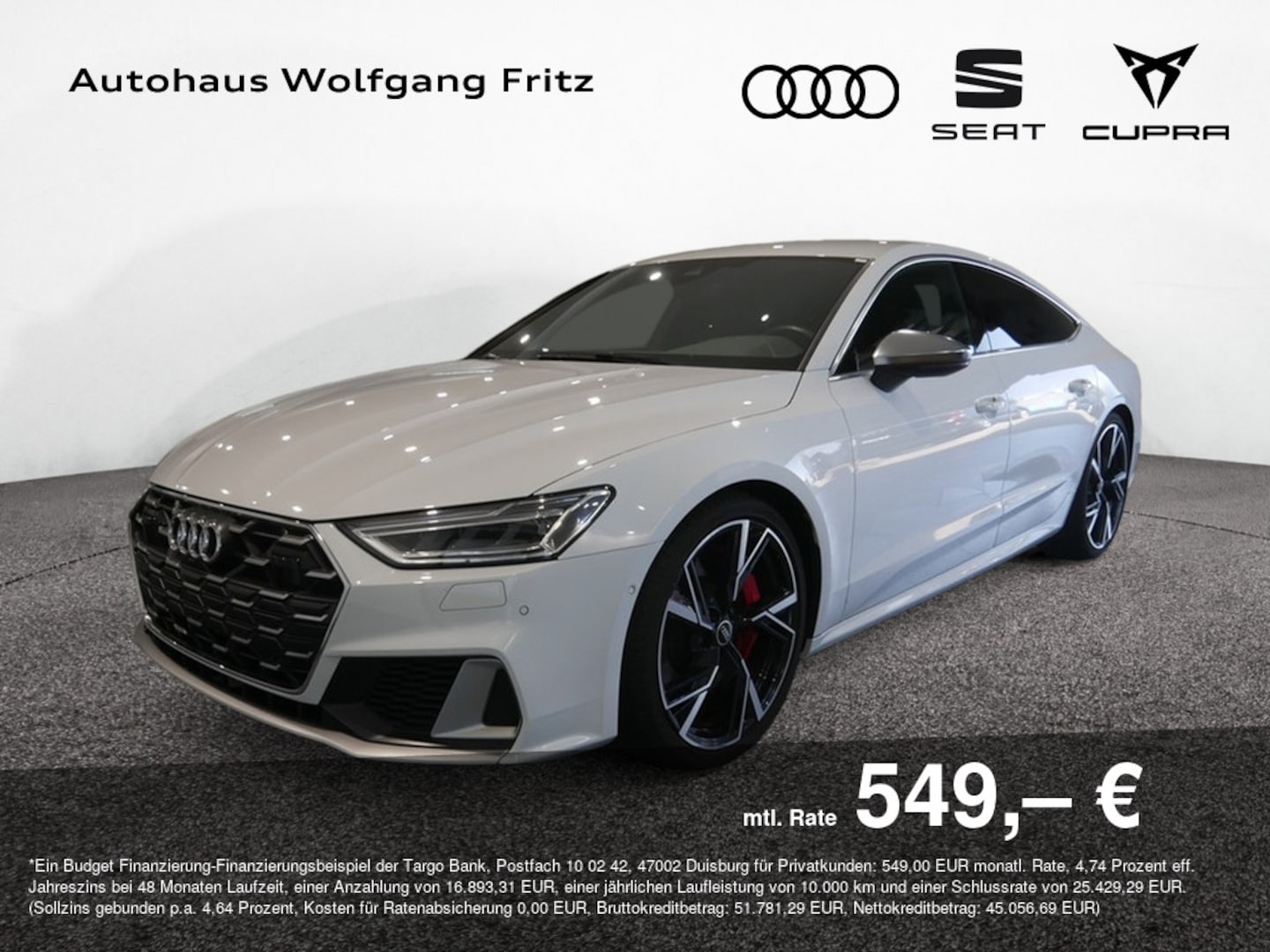 Bild über Audi S7 Sportback TDI quattro tiptronic - für weitere Informationen kontaktieren Sie den Audi Partner