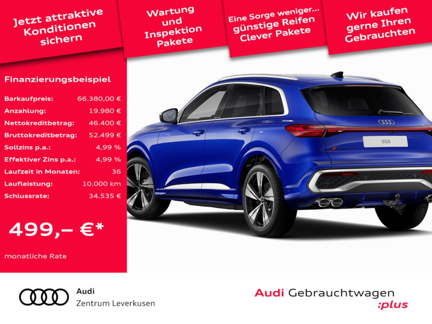 Bild über Audi SQ5 SUV TFSI 270 kW S tronic - für weitere Informationen kontaktieren Sie den Audi Partner