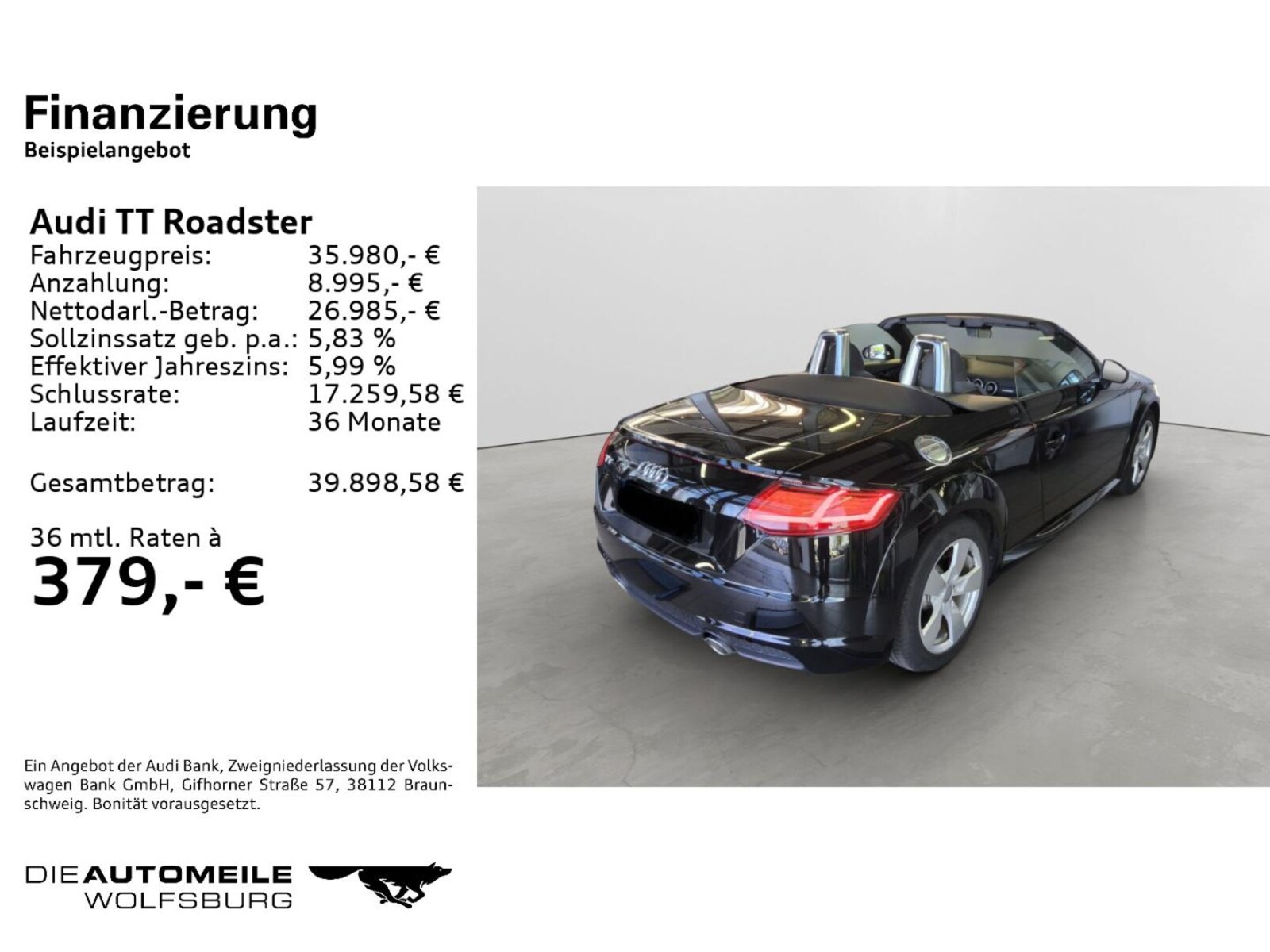 Audi TT Roadster – Bild 2